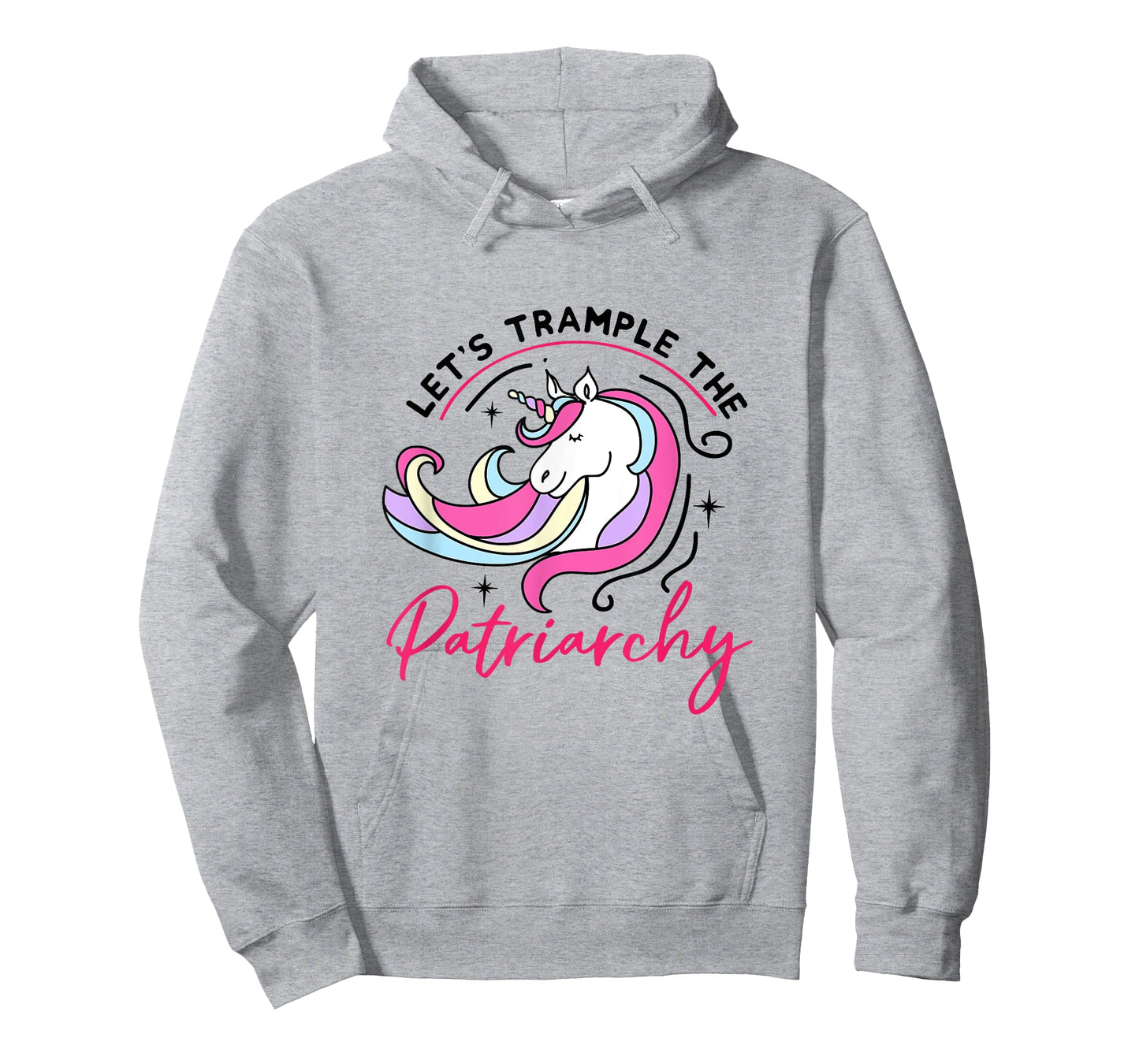 Trample The Patriarchy Funny Feminist Womens Rights Unicorn T-Shirt