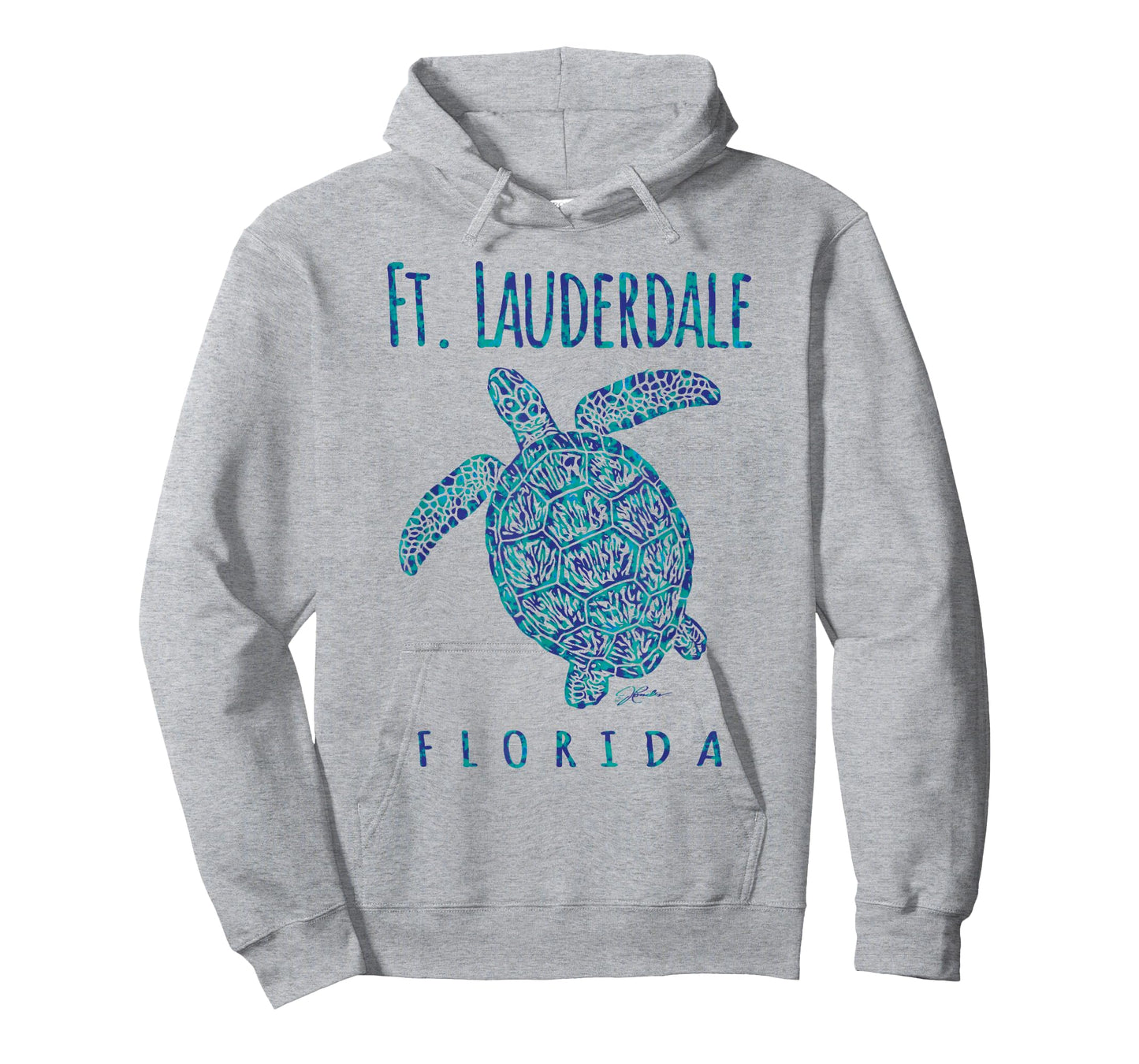 JCombs Lauderdale FL Sea Turtle Beach T-Shirt