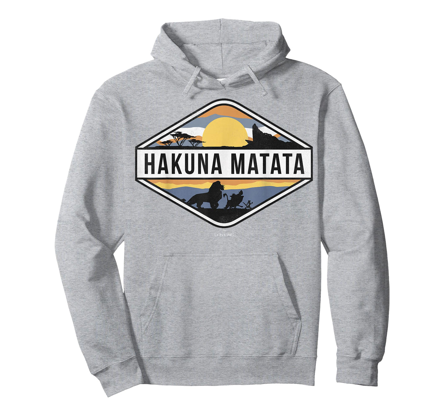 Disney Lion King Hakuna Matata Sunset Graphic T-Shirt T-Shirt