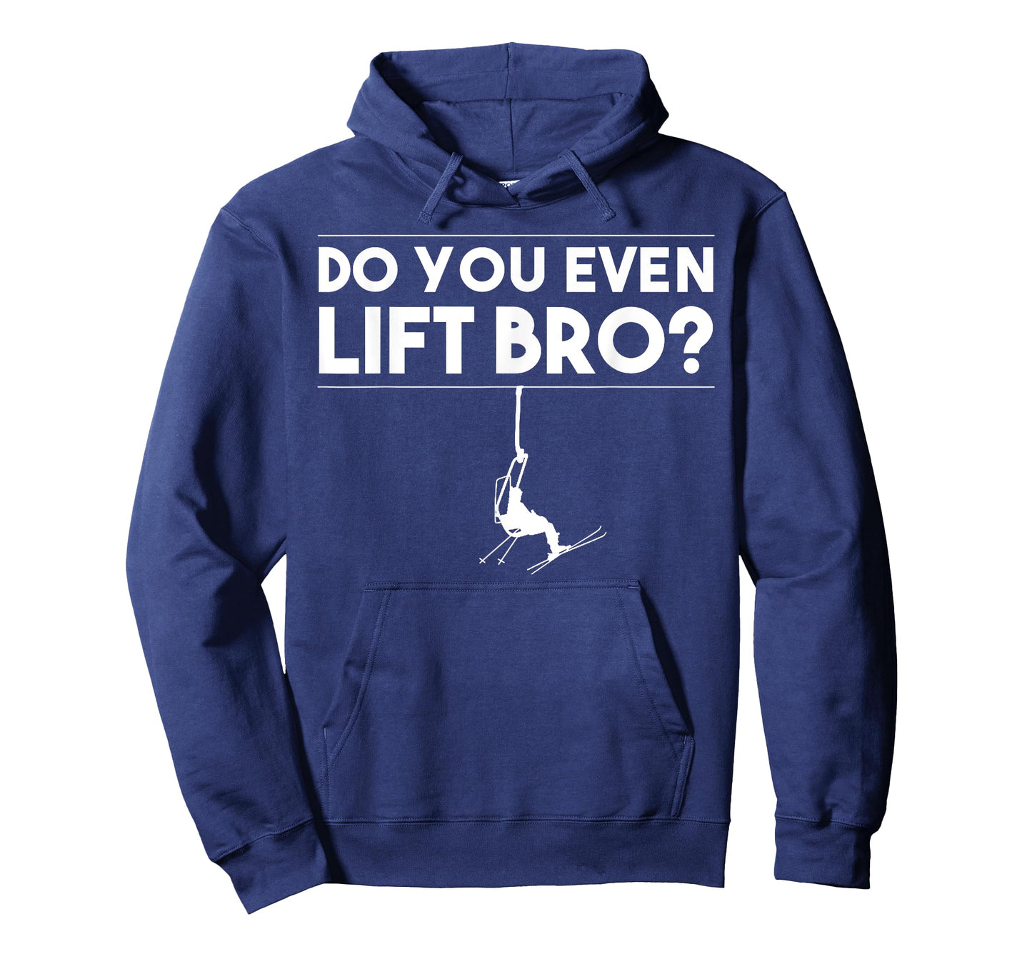 Funny Do You Even Lift Bro Gift | Cute Skiing Lover Men Boys T-Shirt