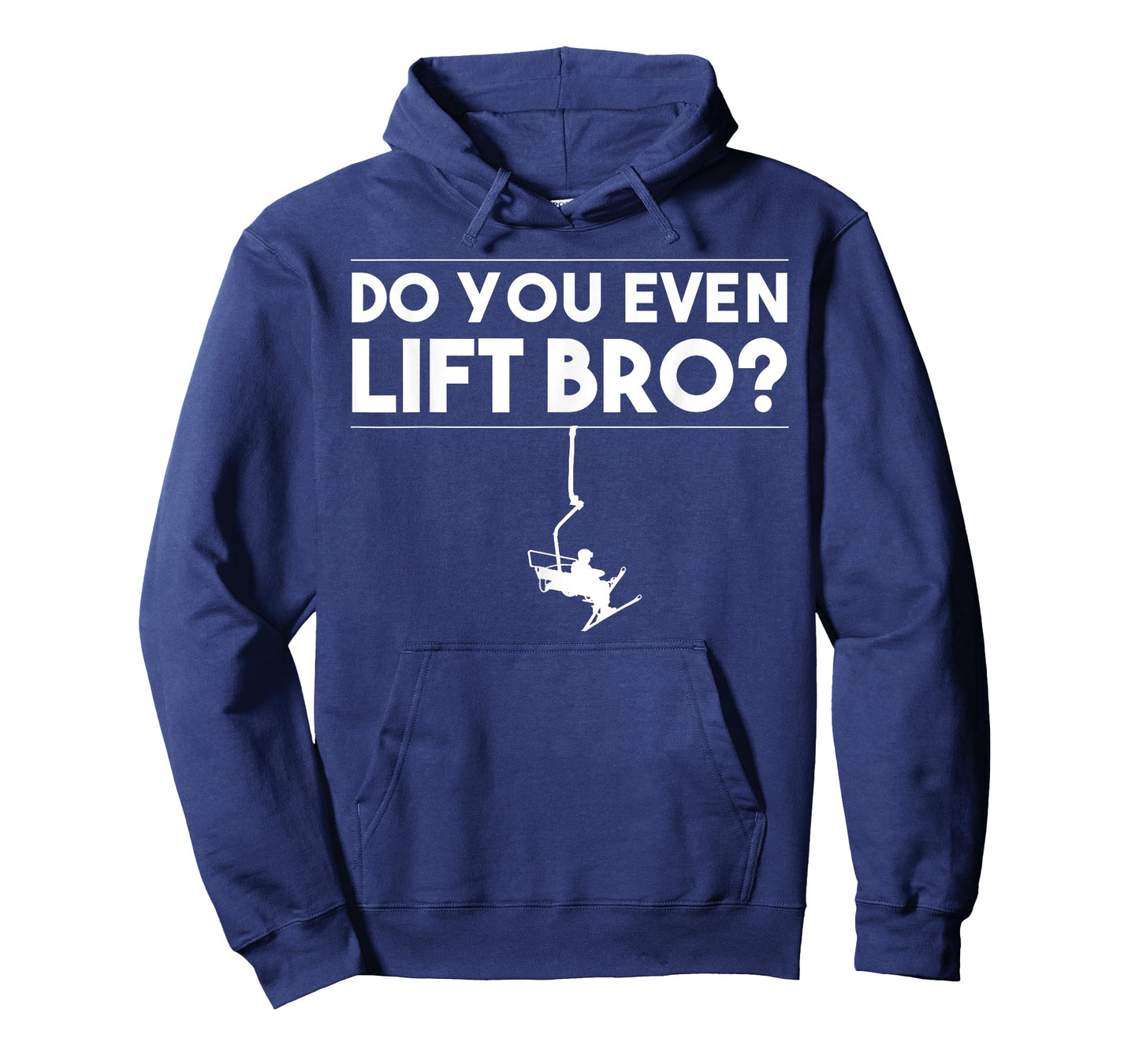 Funny Do You Even Lift Bro Gift | Cute Skiing Lover Men Boys T-Shirt