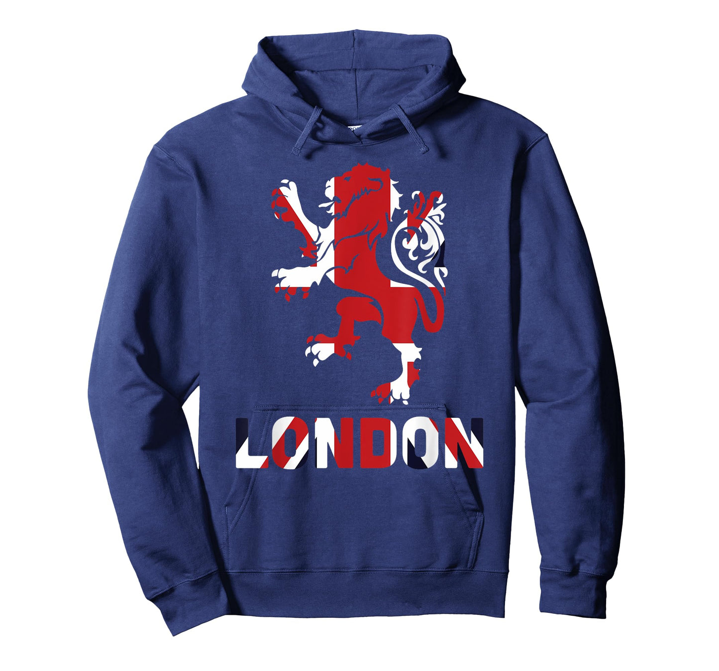 London Union Jack Lion T-Shirt United Kingdom British Tee T-Shirt