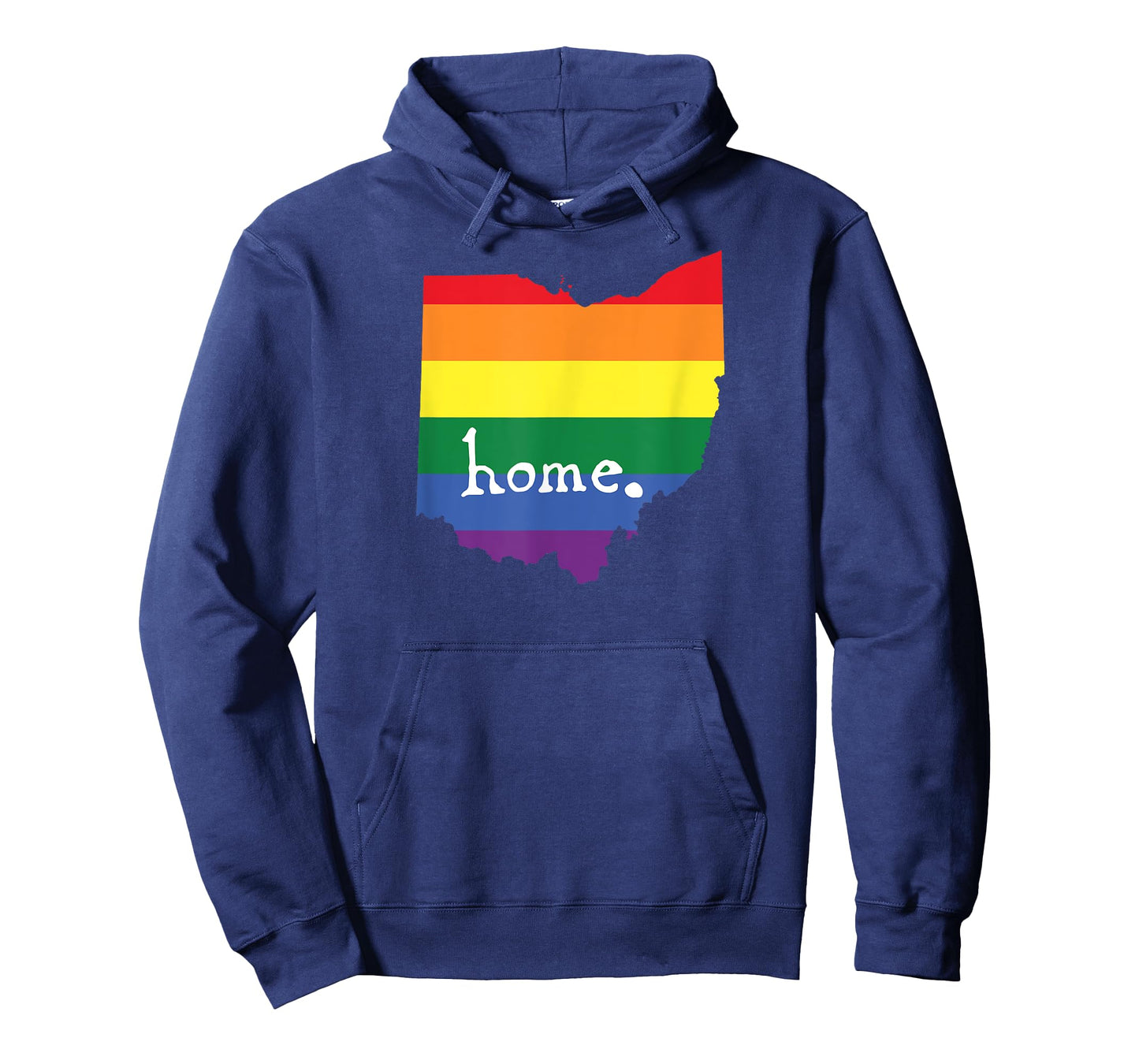 Ohio Gay Pride - LGBT Rainbow Home State T-Shirt