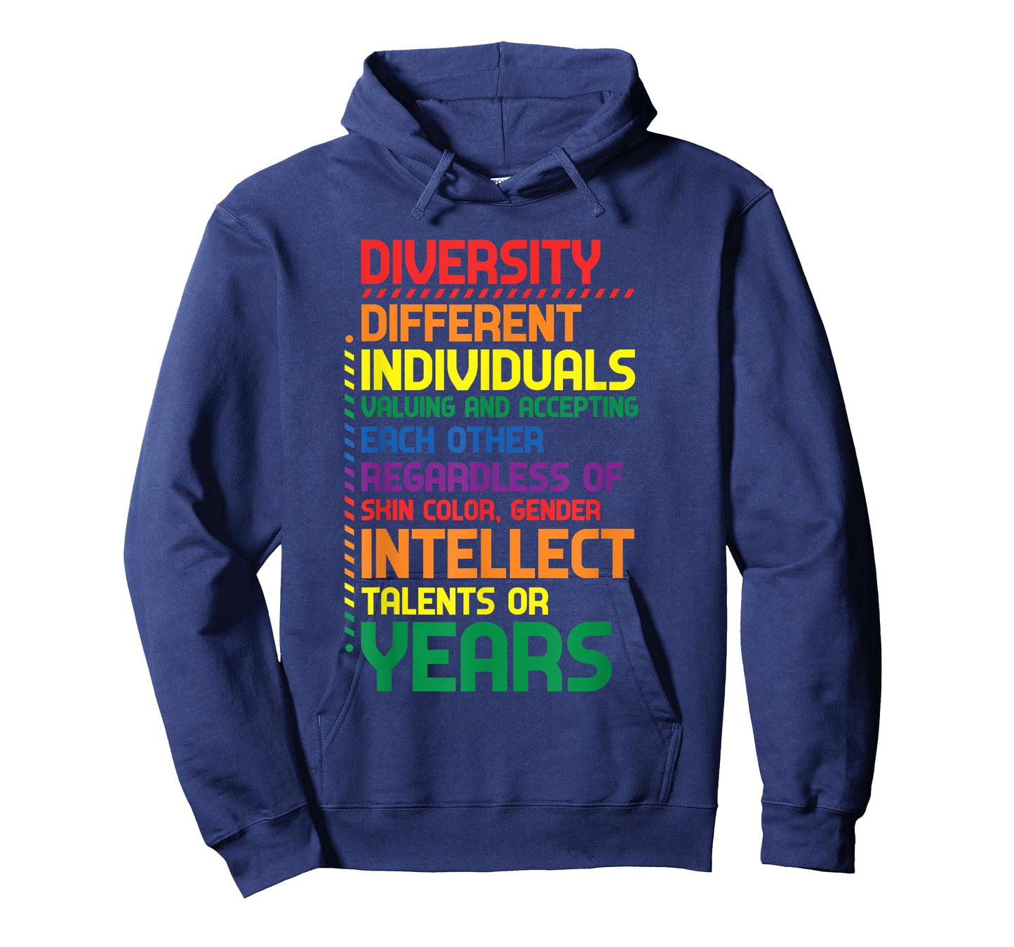 Colorful Rainbow Diversity Definition T-Shirt