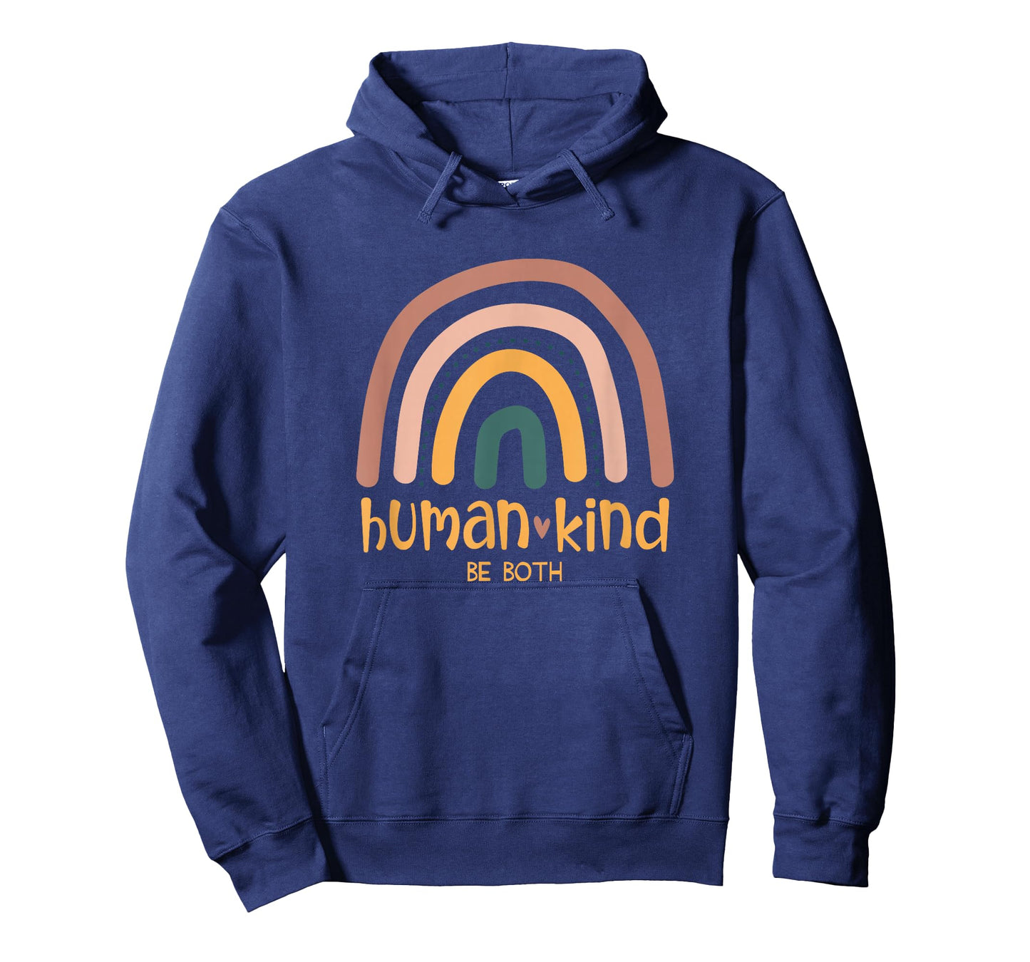 Human Kind Be Both Equality Kindness Humankind Retro Rainbow T-Shirt