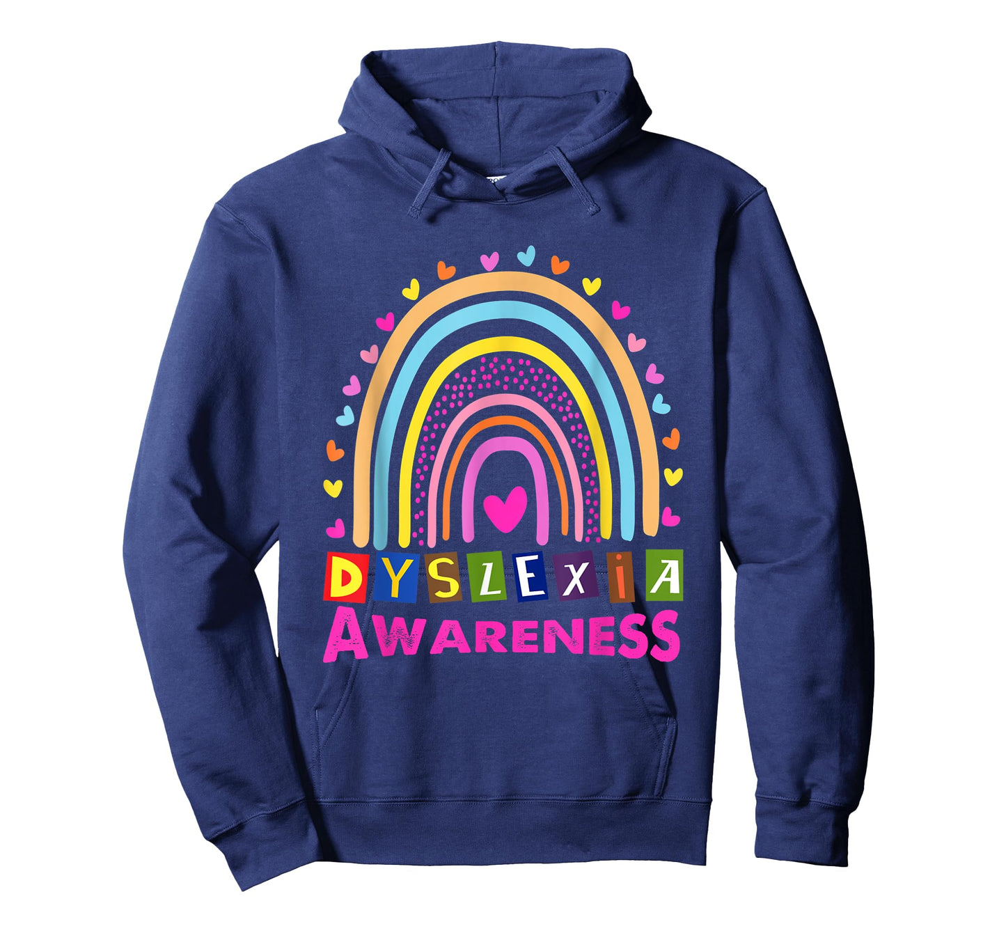 Dyslexia Awareness Month Rainbow Cute Graphic T-Shirt