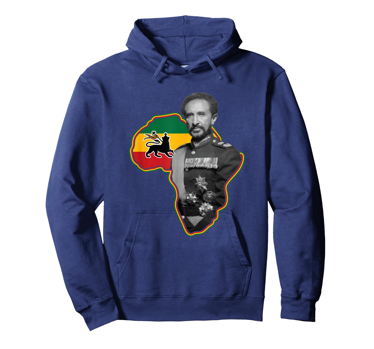 One Love Rasta Merch African Hero Haile Selassie I T-Shirt