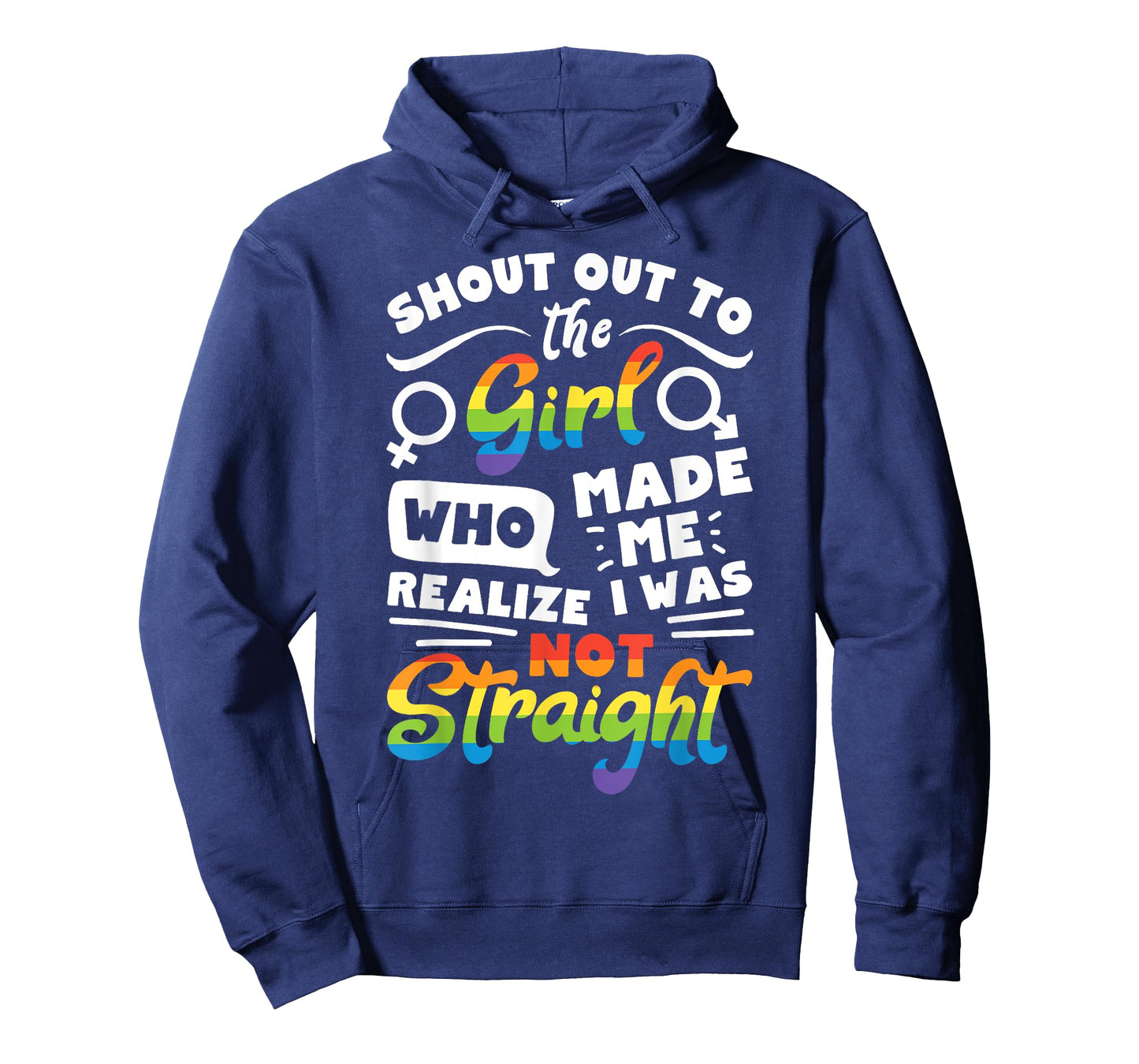 Shout Out to The Girl Lesbian Pride LGBT T Shirt Gay Flag T-Shirt