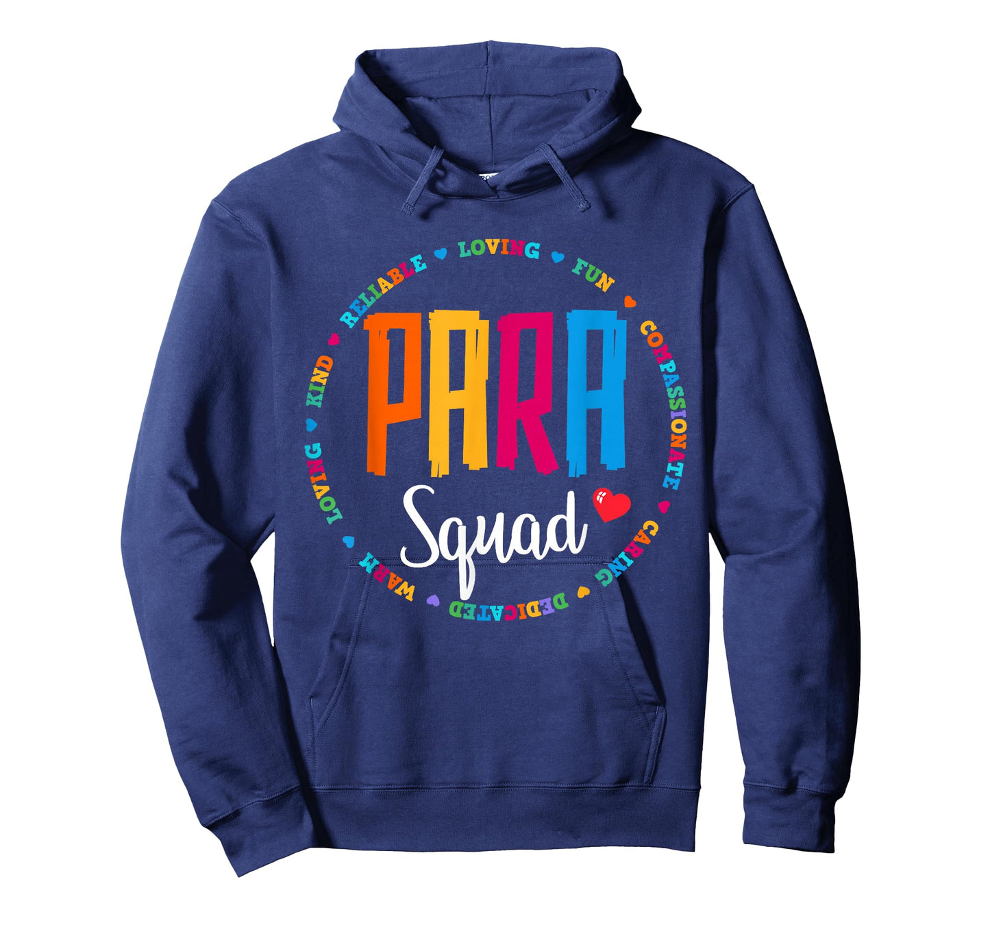 Para Squad Paraprofessional Teacher Educator Assistant Team T-Shirt