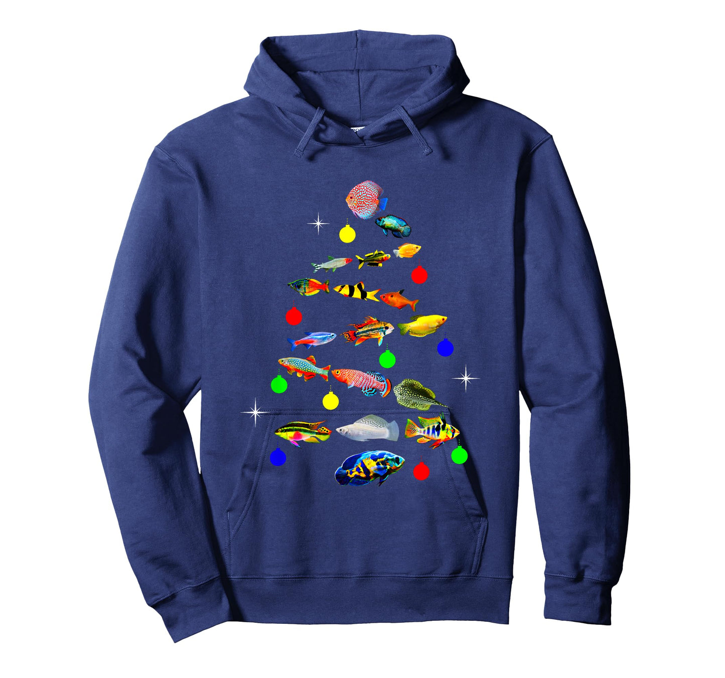 Aquarium Fish Christmas Tree Cichlid Gouramis Discus Tetras T-Shirt
