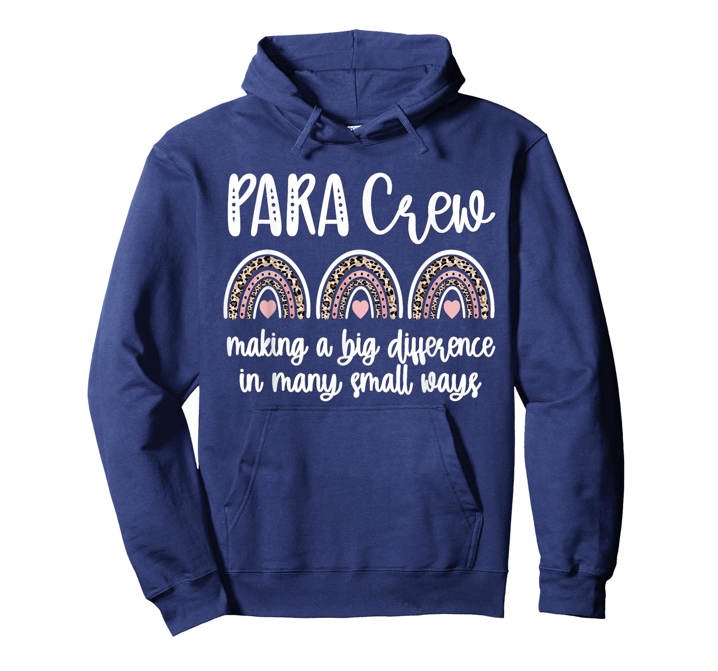 Para Crew Rainbow Parapro Teacher Paraprofessional Team T-Shirt