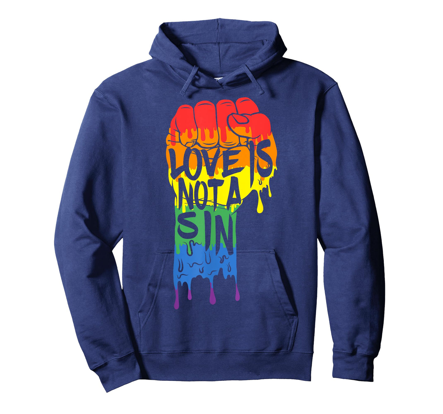 Love Is Not a Sin - LGBT Gay Pride T Shirt Rainbow Flag Tee T-Shirt