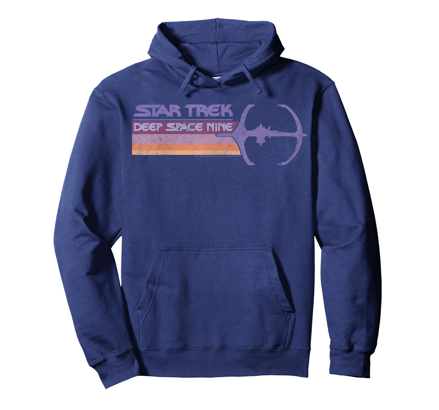 Star Trek DS9 Pastel Retro Rainbow Stripe T-Shirt