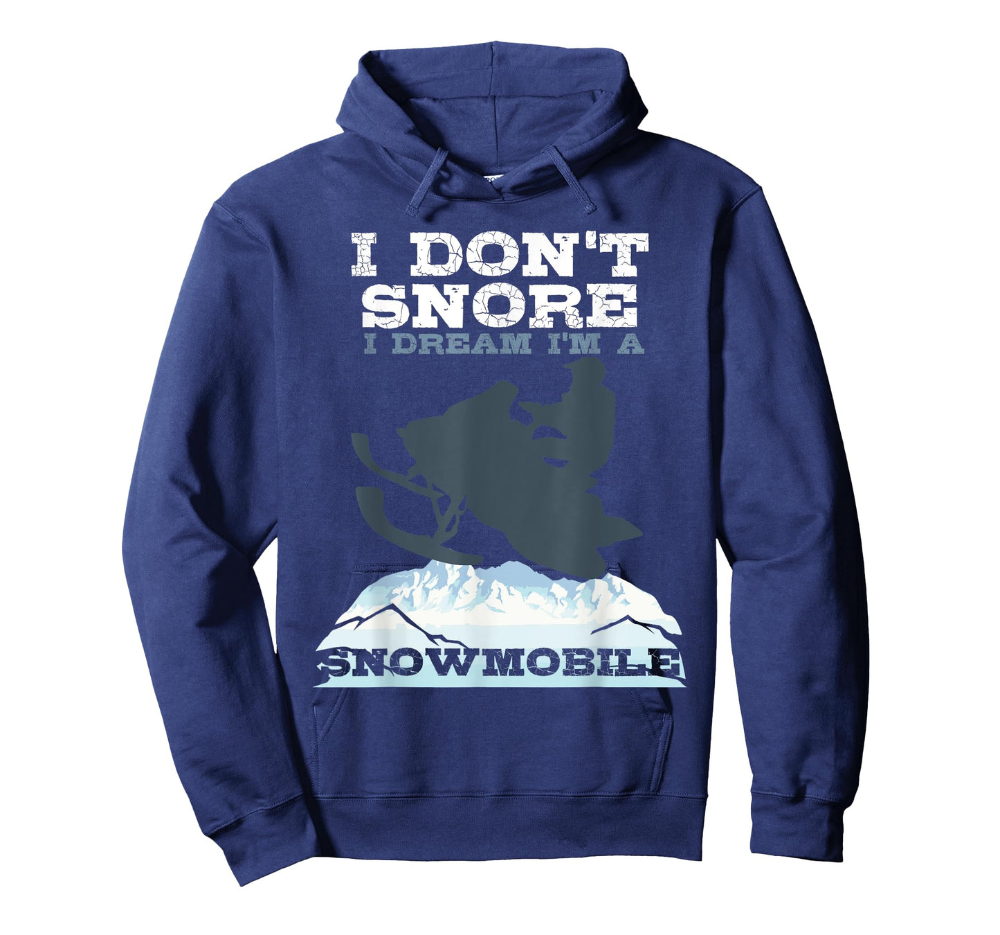 Funny Snoring Snowmobile Ski Gift Men Women Cool Snore Joke T-Shirt