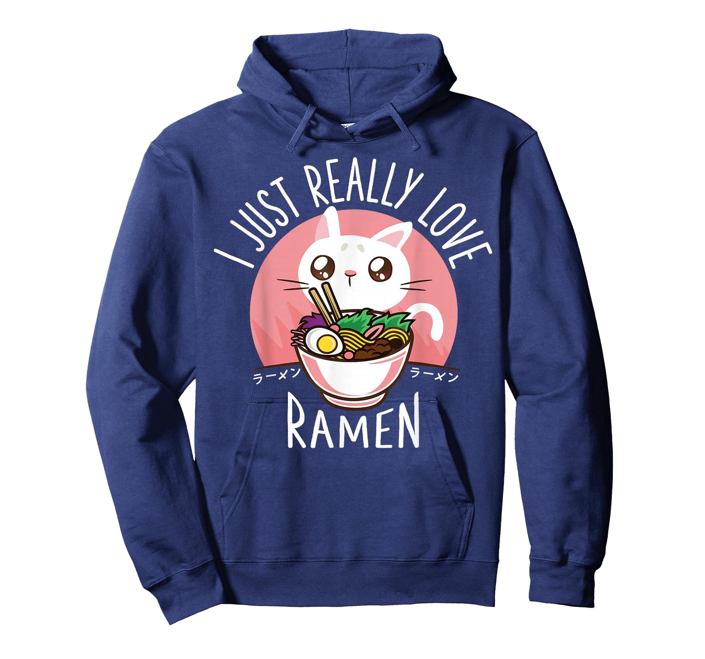 Funny Cat Ramen Anime Merch Kawaii Clothes Graphic Tees Men T-Shirt