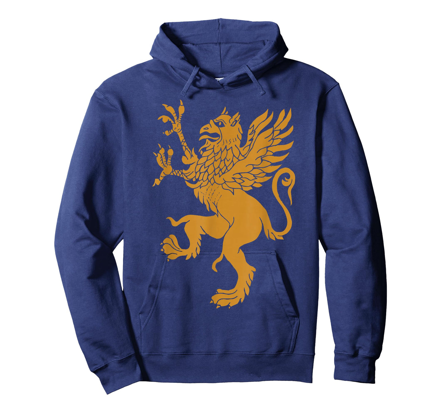 Griffin Gold Eagle Lion Medieval Bird Welsh Design T-Shirt
