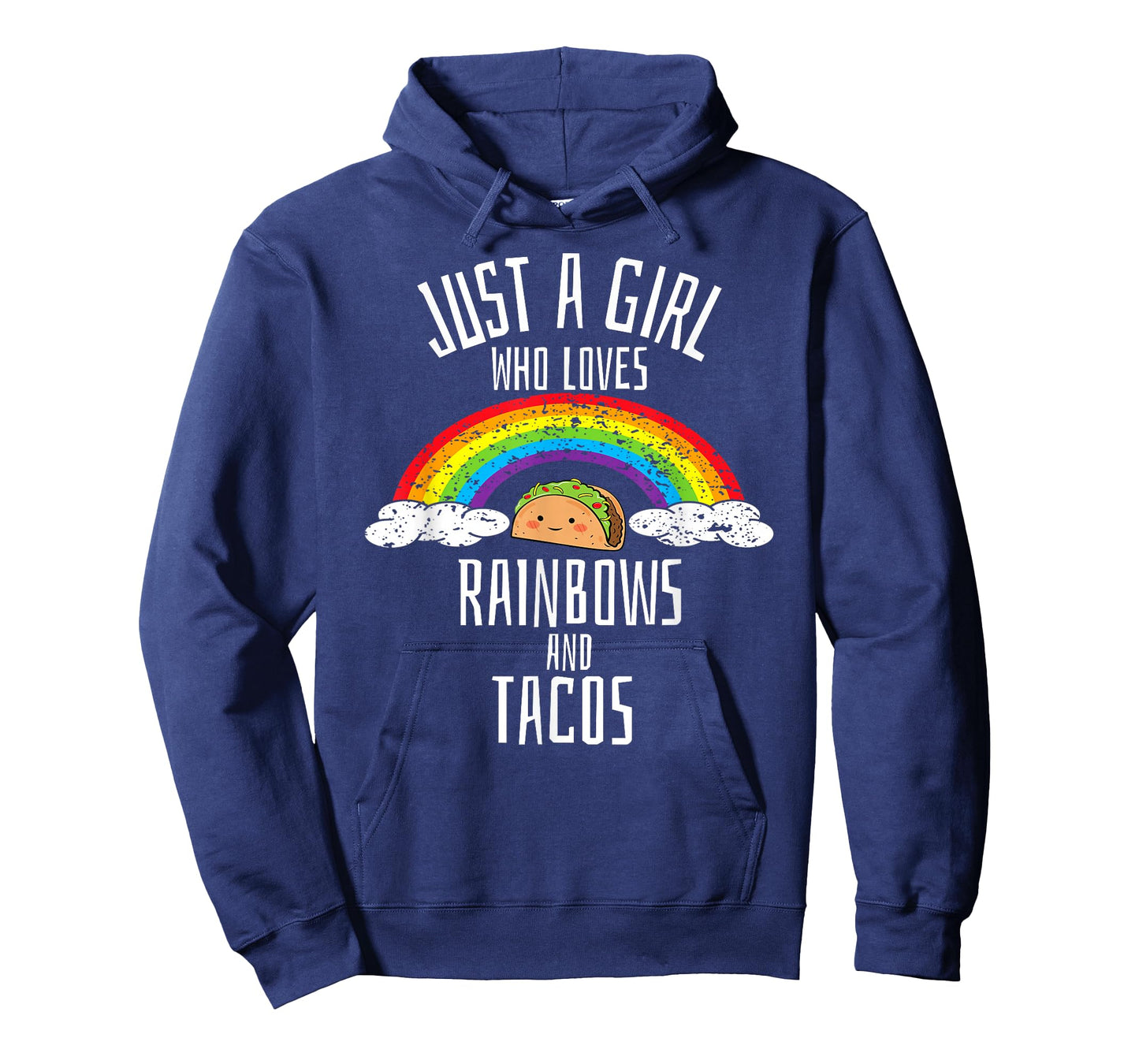 Just A Girl Who Loves Rainbows and Tacos Gay Lesbian T-Shirt