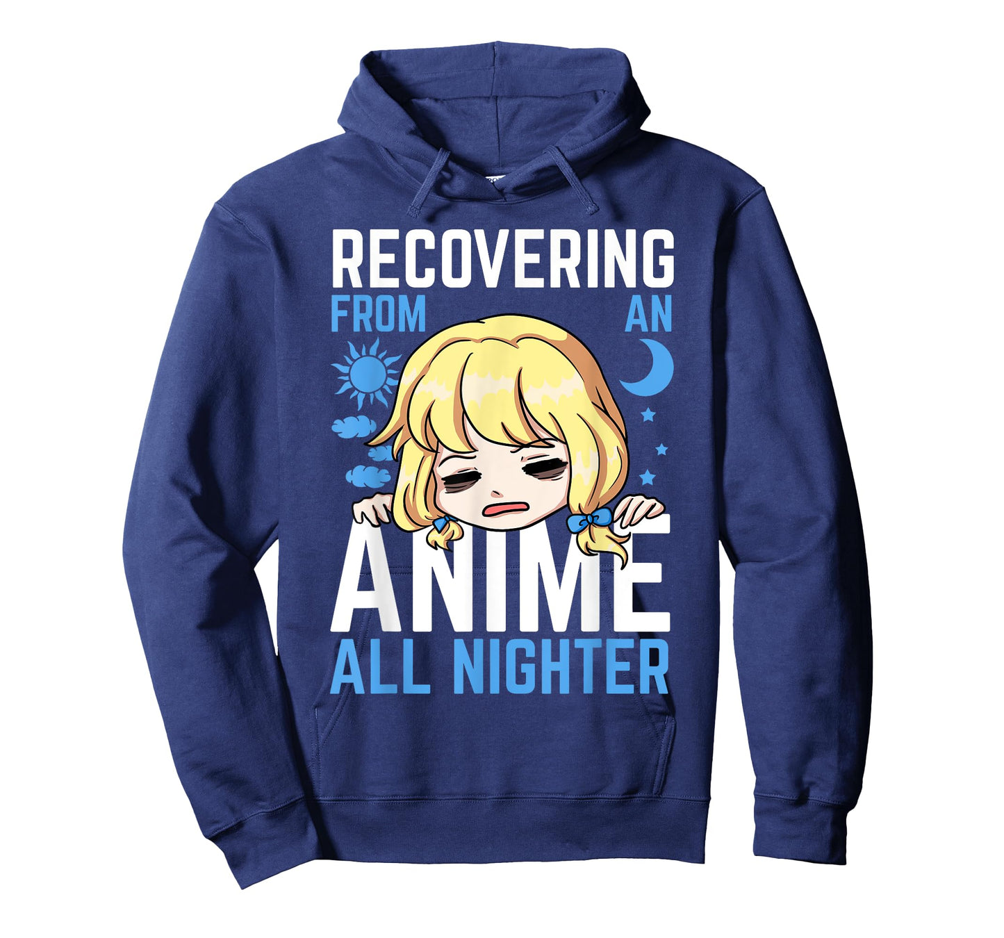 Anime All Nighter Japanese Manga Sun Series Moon Cloud Star T-Shirt