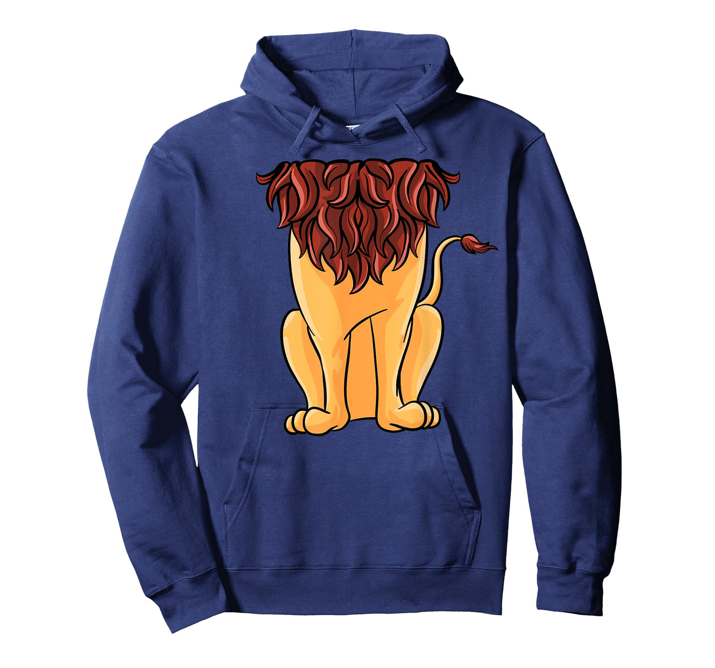 Cute Headless Lion Costume Halloween Funny Big Cat Mane Gift T-Shirt