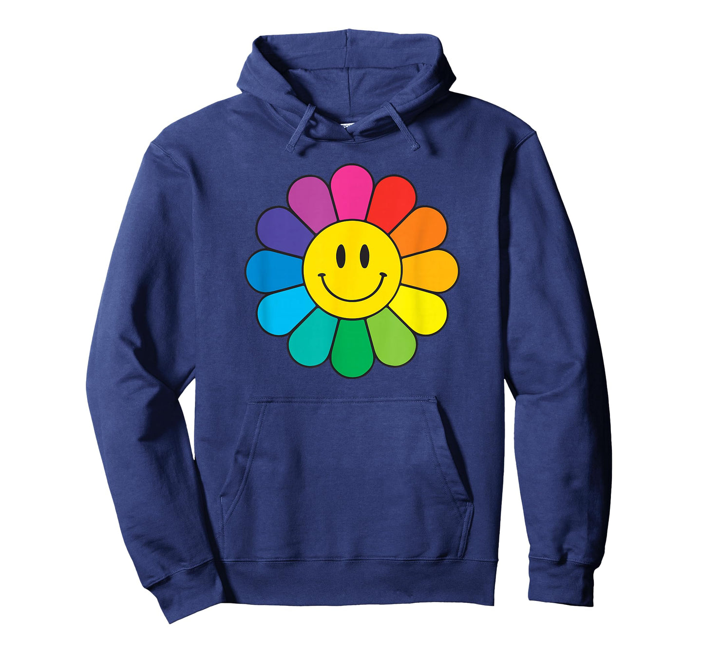 Happy Retro Rainbow Flower T-Shirt