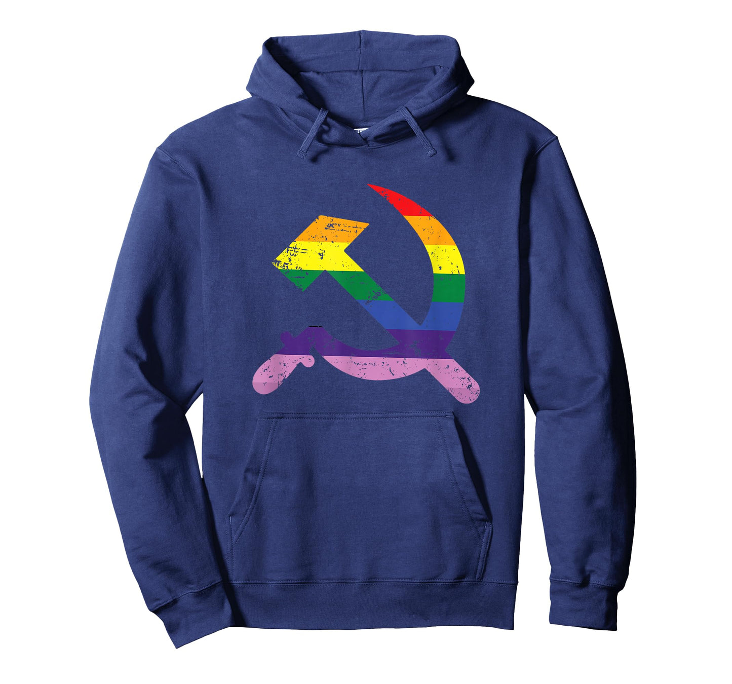 LGBTQ Hammer And Sickle Communist Rainbow Flag Pride T-Shirt