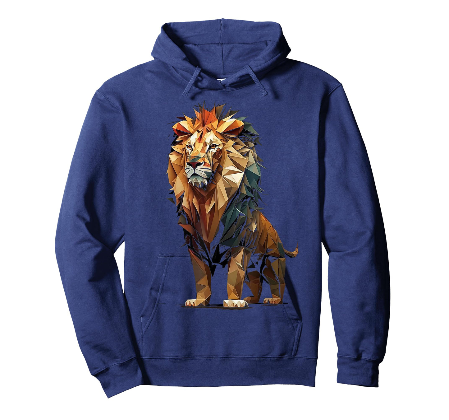 Lion colorful lions King Of Animals From Africa Polygon T-Shirt