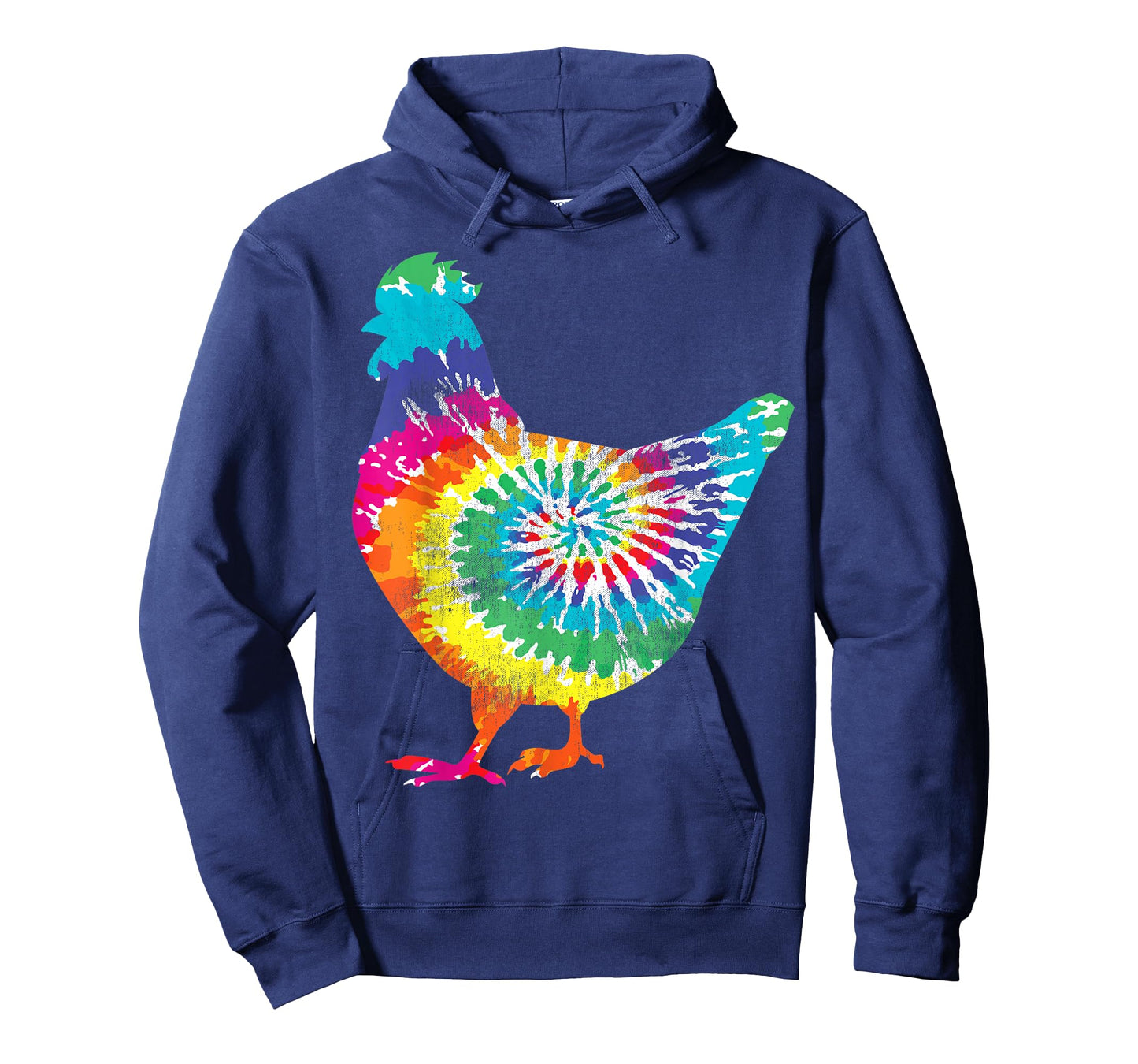 Tie Dye Chicken for Hippy Farmer Hobby Farm T-Shirt Small