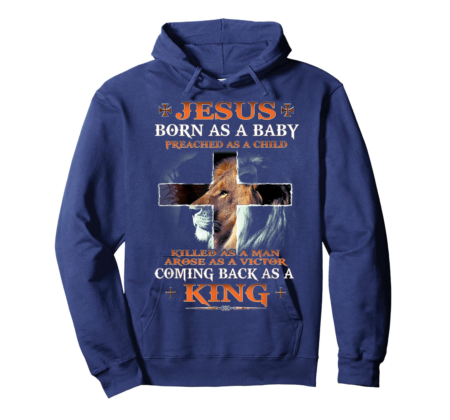Jesus Born As A Baby Coming Back As A King Christian T-Shirt
