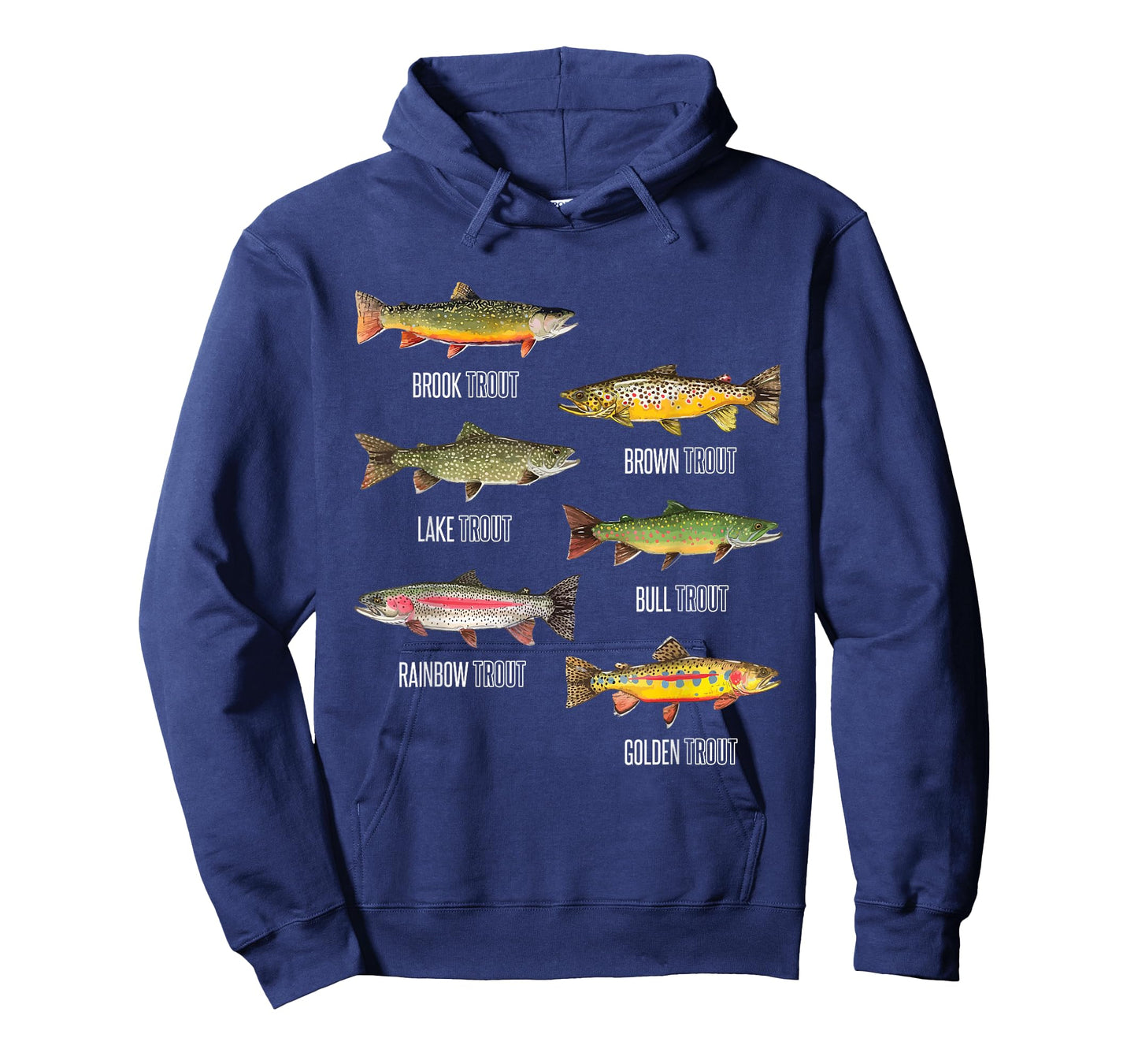 Types of Trout Fish Species Fishing Gift T-Shirt T-Shirt