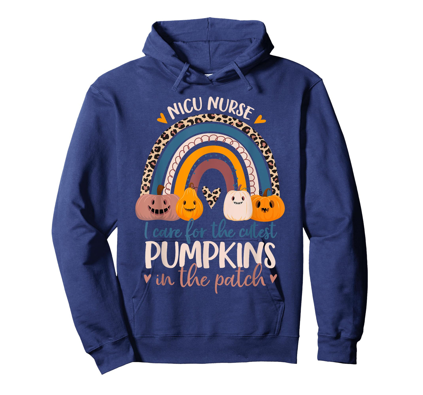NICU Nurse Cutest Pumpkins In The Patch Rainbow Halloween RN T-Shirt