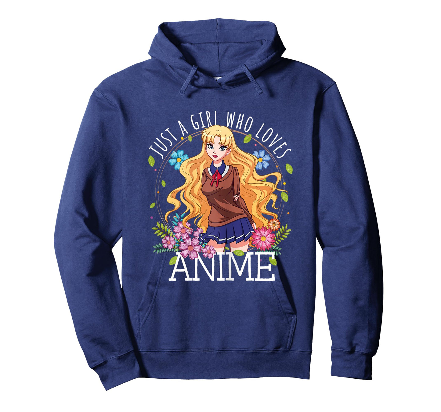 Just A Girl Who Loves Anime Lover Teen Girl Merch Otaku Gift T-Shirt