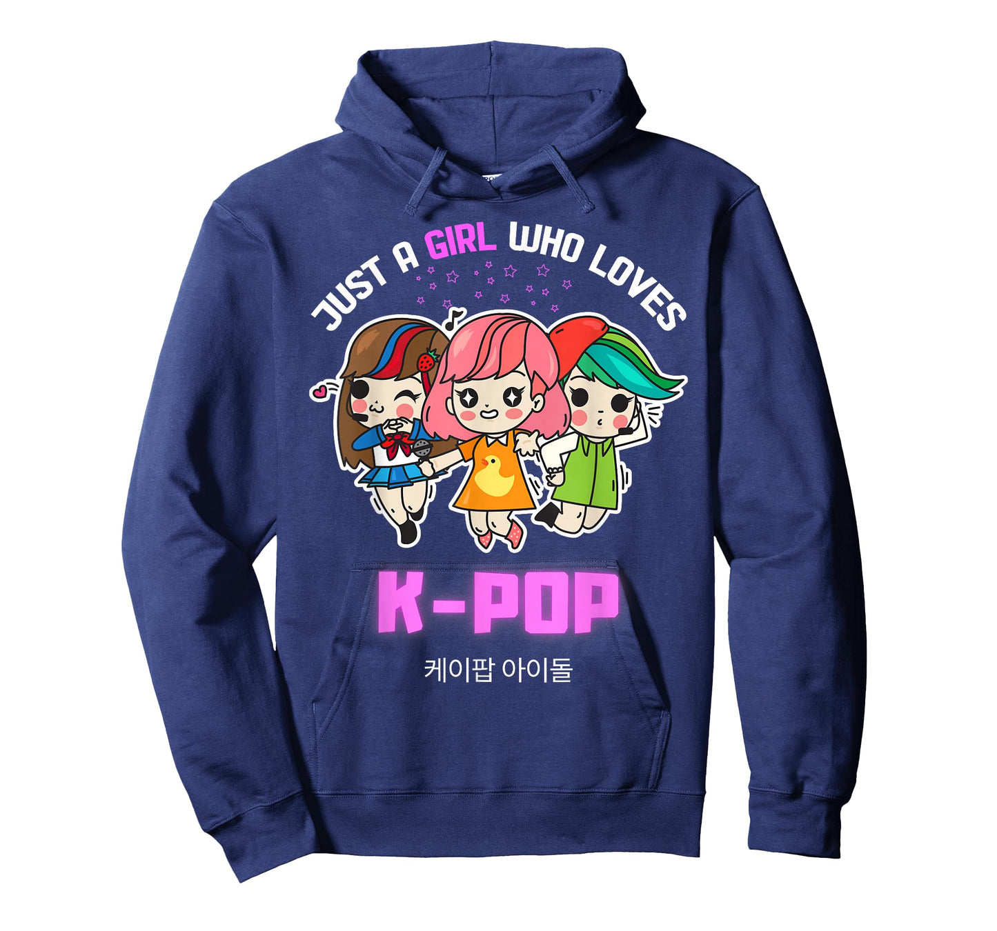 Just A Girl Who Loves K-Pop Gift for Teen Girls K-Pop Merch T-Shirt