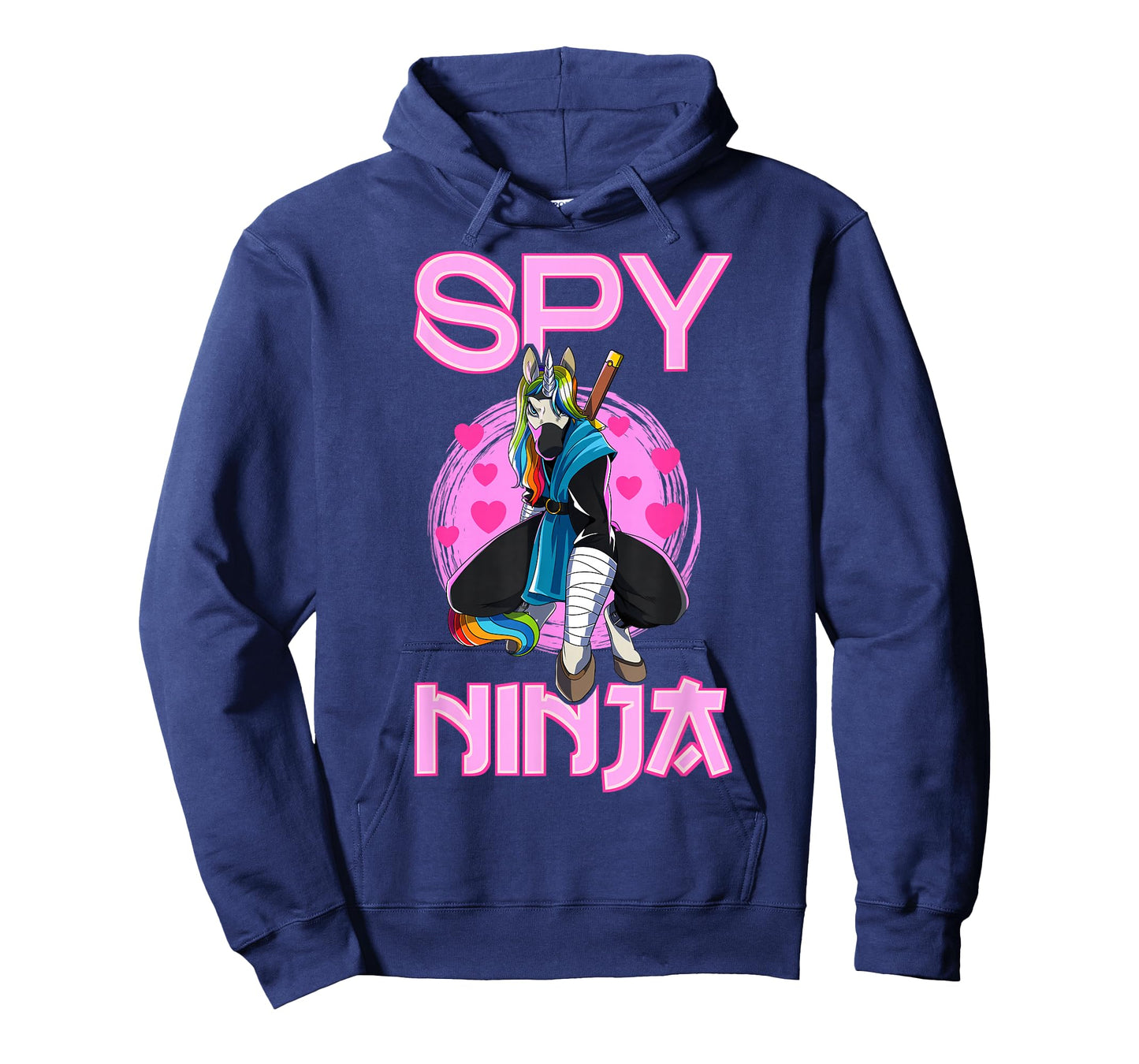 Spy Ninja Unicorn Gamer Rainbow Spies Samurai T-Shirt