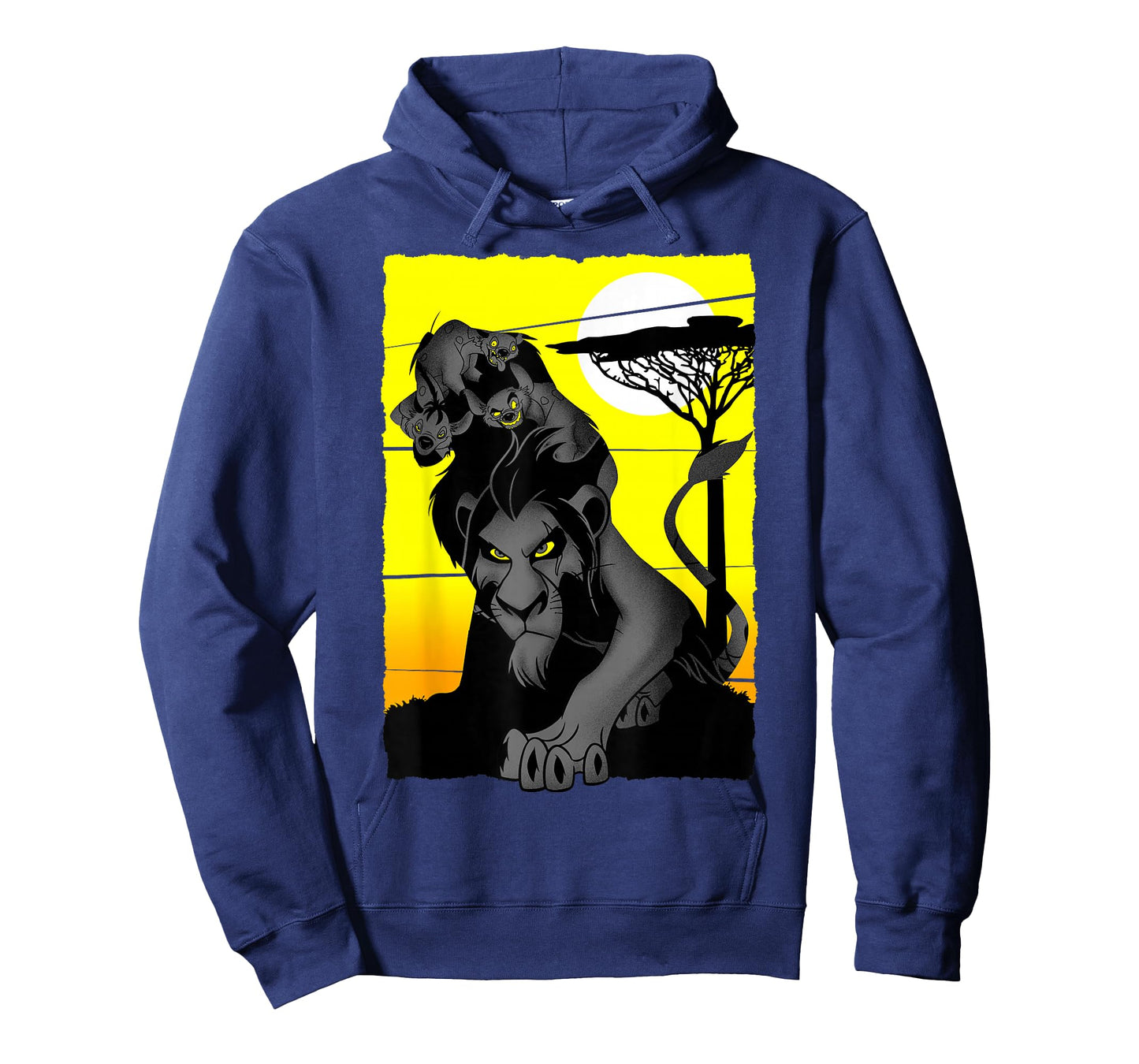 Disney Lion King Scar and Hyenas Sahara Group Poster T-Shirt