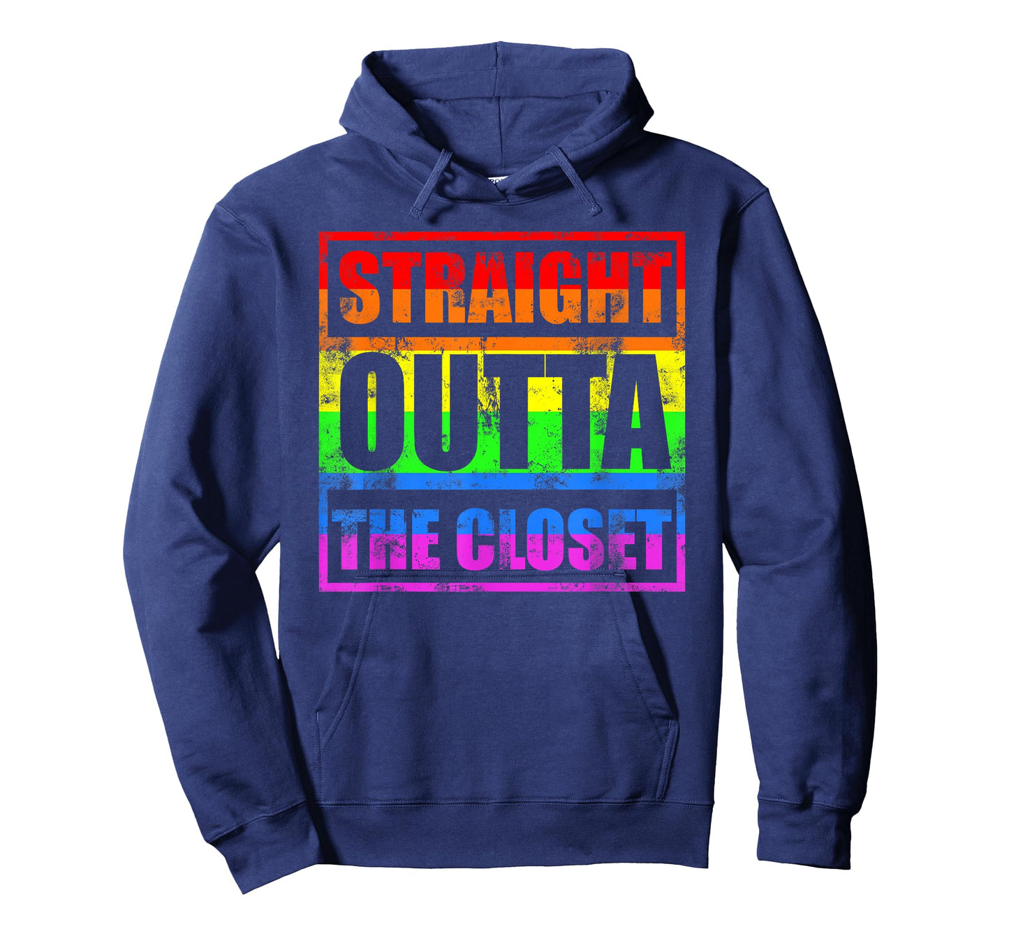 Straight Outta the Closet - LGBT Gay Pride T-Shirt