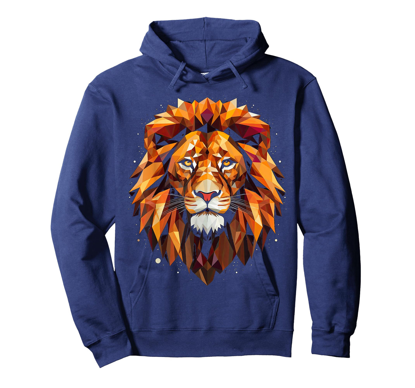 Lion colorful lions King Of Animals From Africa Polygon T-Shirt