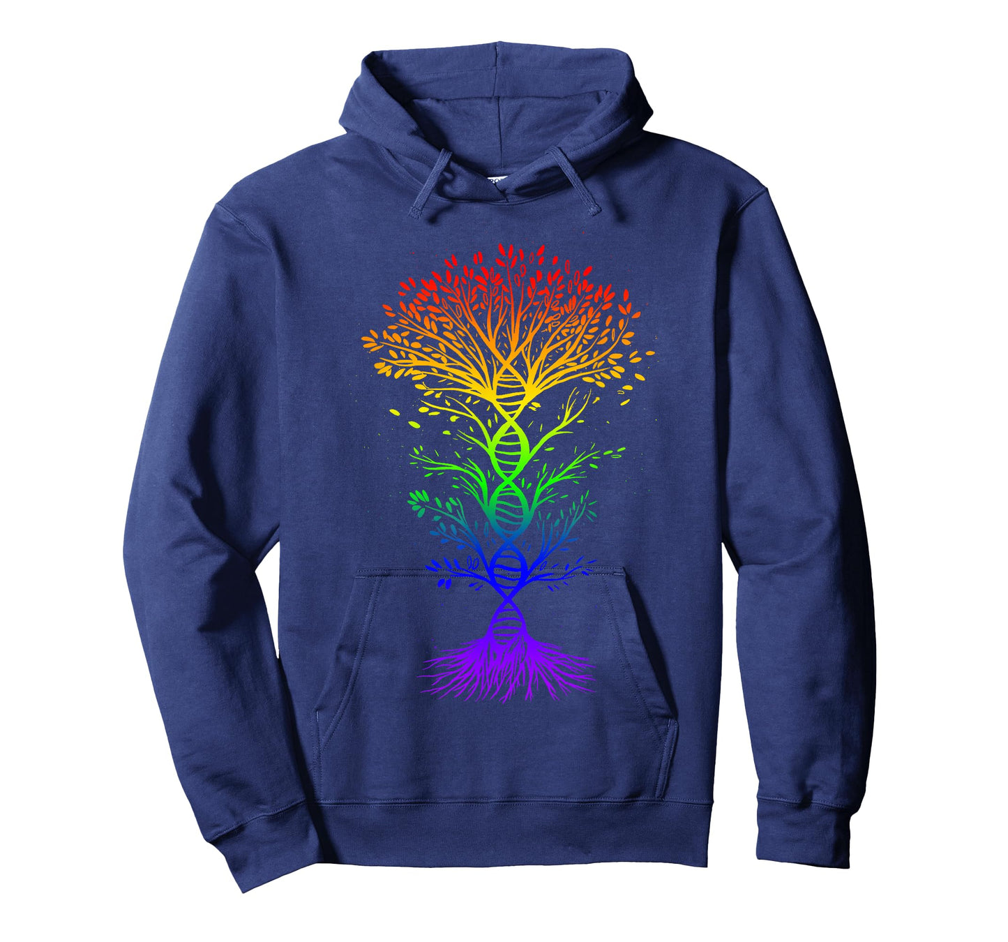 LGBTQI Rainbow Flag DNA Tree Gay Pride T-Shirt
