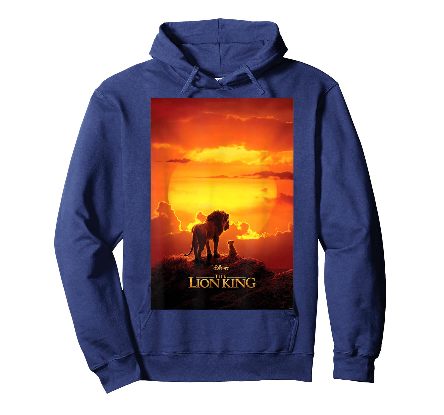 Disney The Lion King Live Action Mufasa Simba Sunset Poster T-Shirt