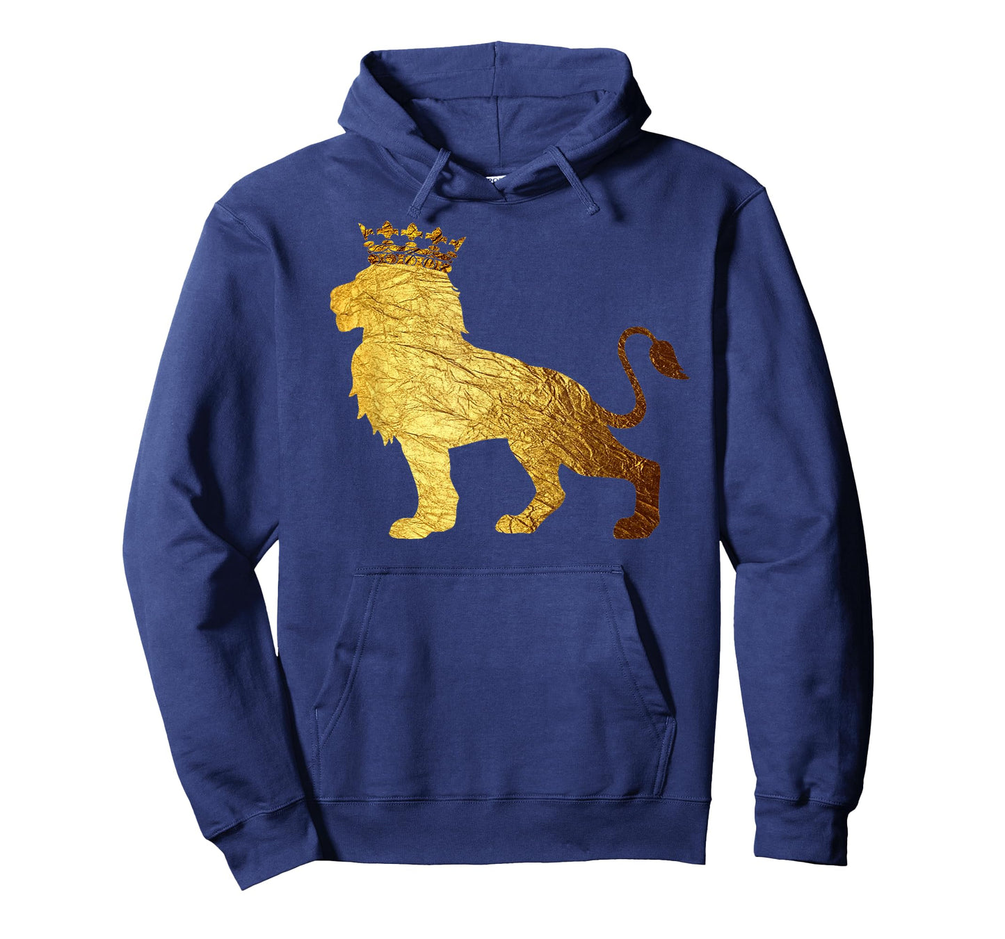 Gold Crown King Lion for Men-Cool Boys Lion T-Shirt