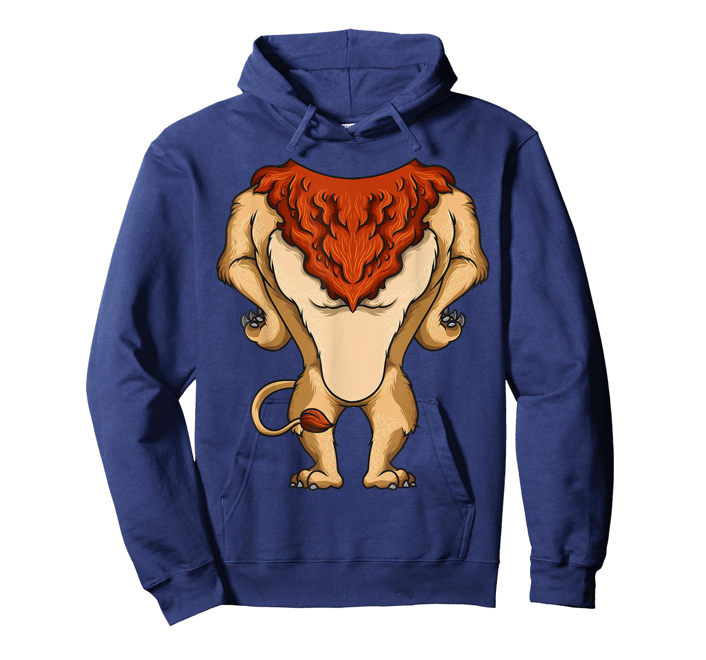 Cute Headless Lion Costume Halloween Funny Big Cat Mane Gift T-Shirt