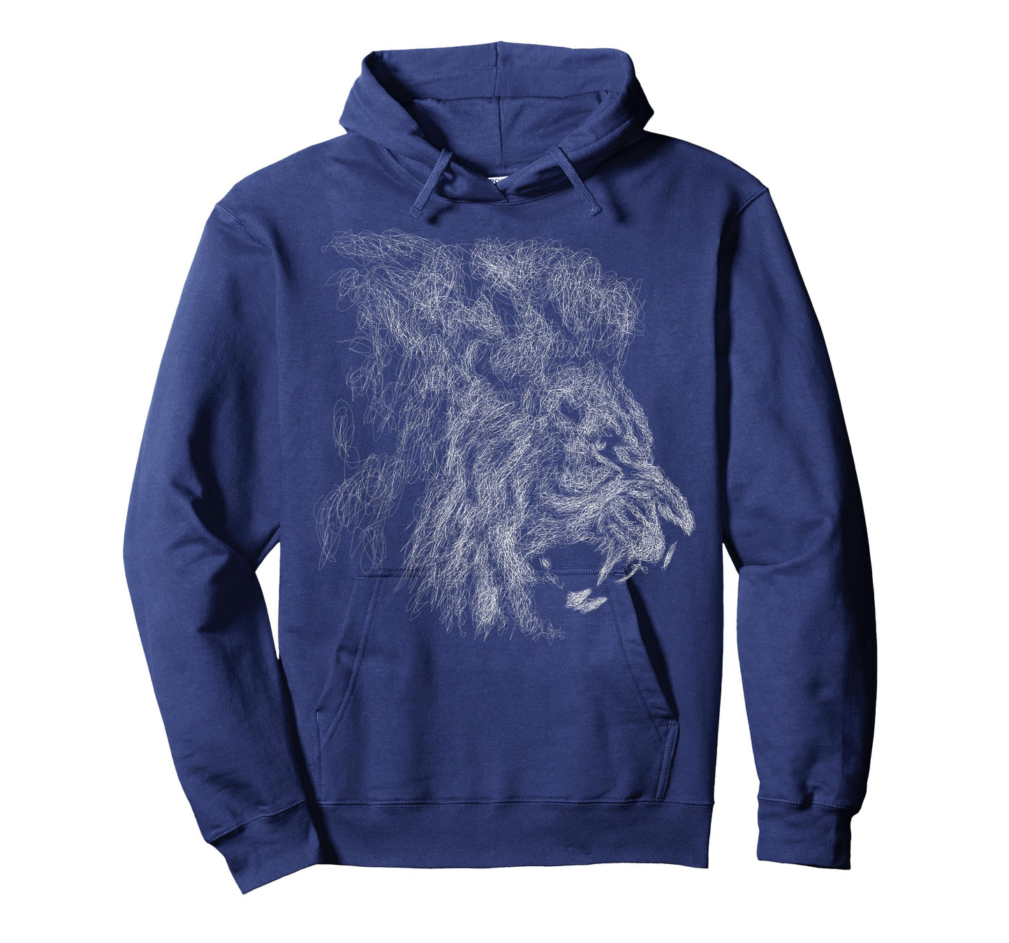 Lion Roar scribble black art for lover lions King of Animals T-Shirt