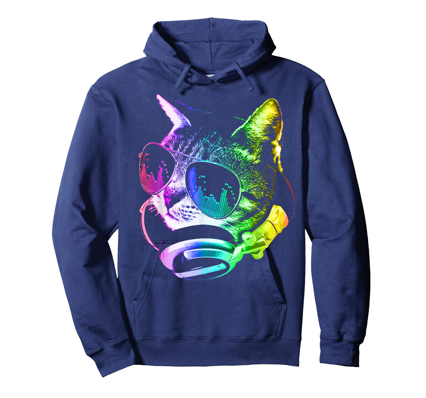 Rainbow Music Cat T-Shirt
