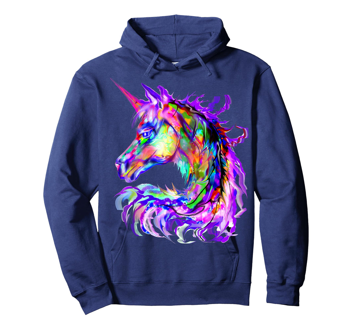 Purple Unicorn Gift Colorful Psychedelic Kawaii Trippy alt T-Shirt Small