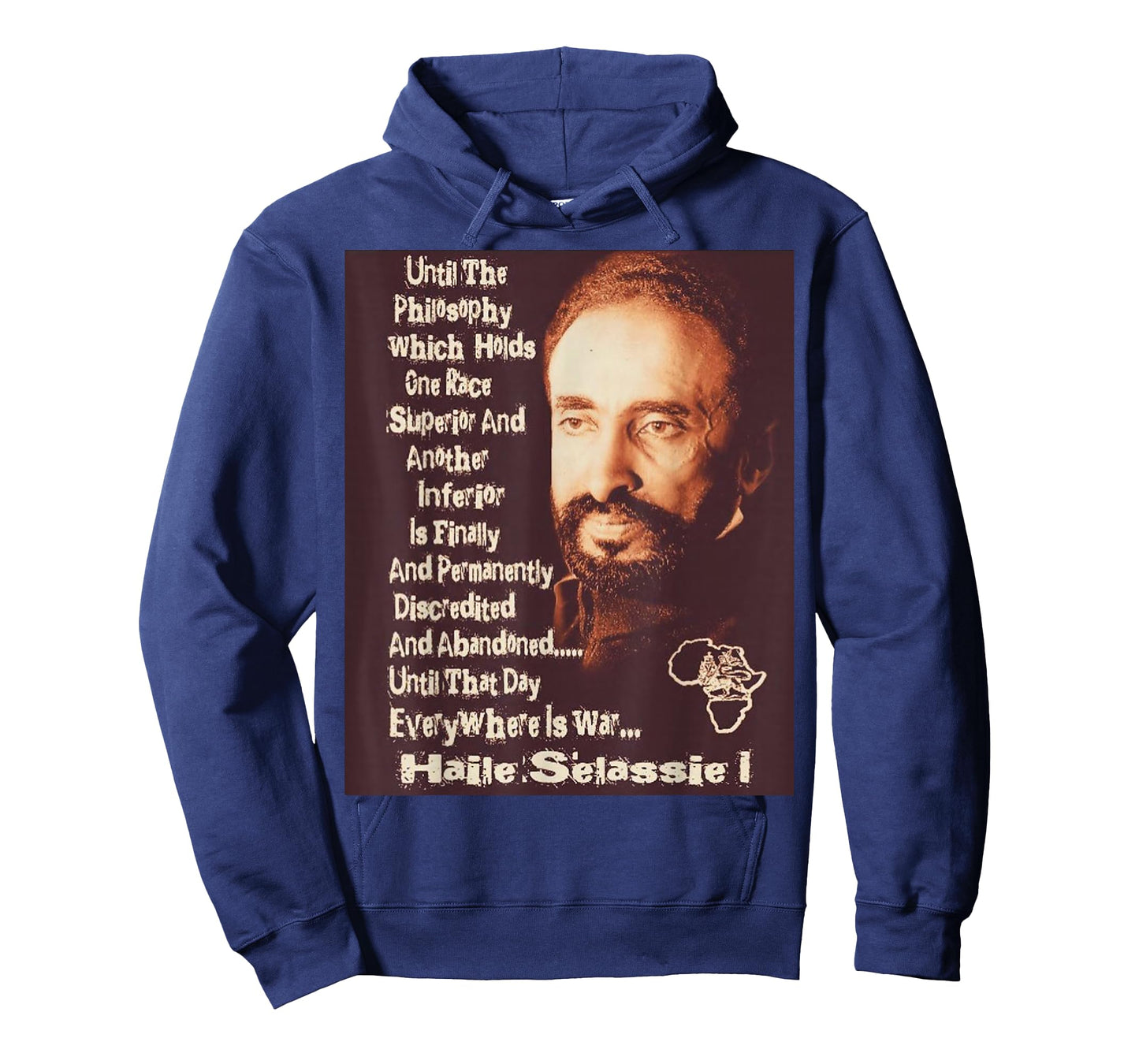 Emperor Haile Selassie Rasta Selassie Ethiopian lion of Juda T-Shirt