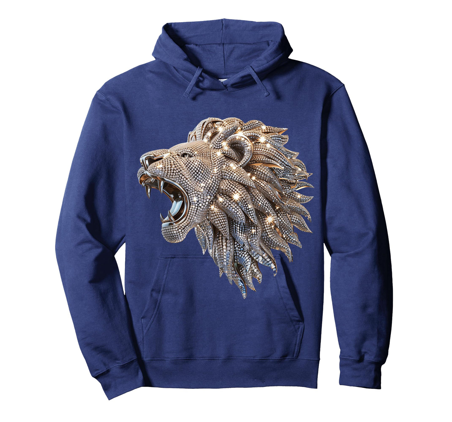 3D Lion Abstract Art Diamonds Roaring King of the Jungle T-Shirt