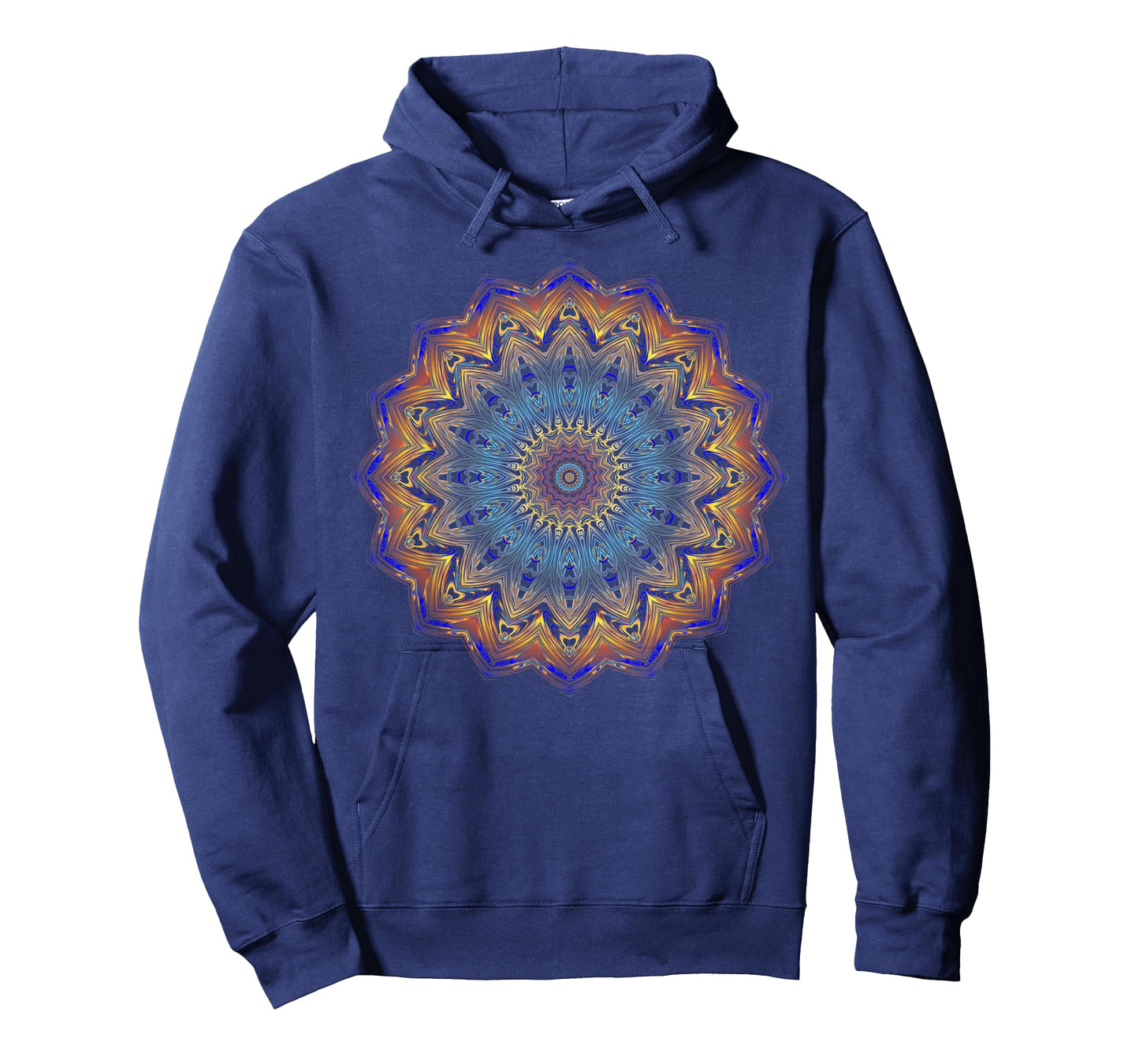 Mandala Sacred Geometry Prana Art Yoga Mantra Om Good Vibes T-Shirt