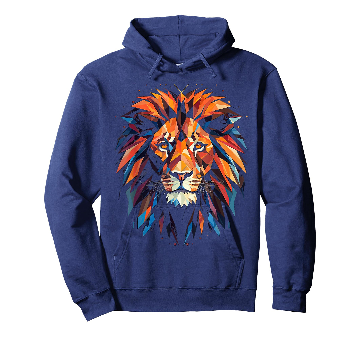 Lion Colourful Lion from Africa King of Animals Polygon T-Shirt