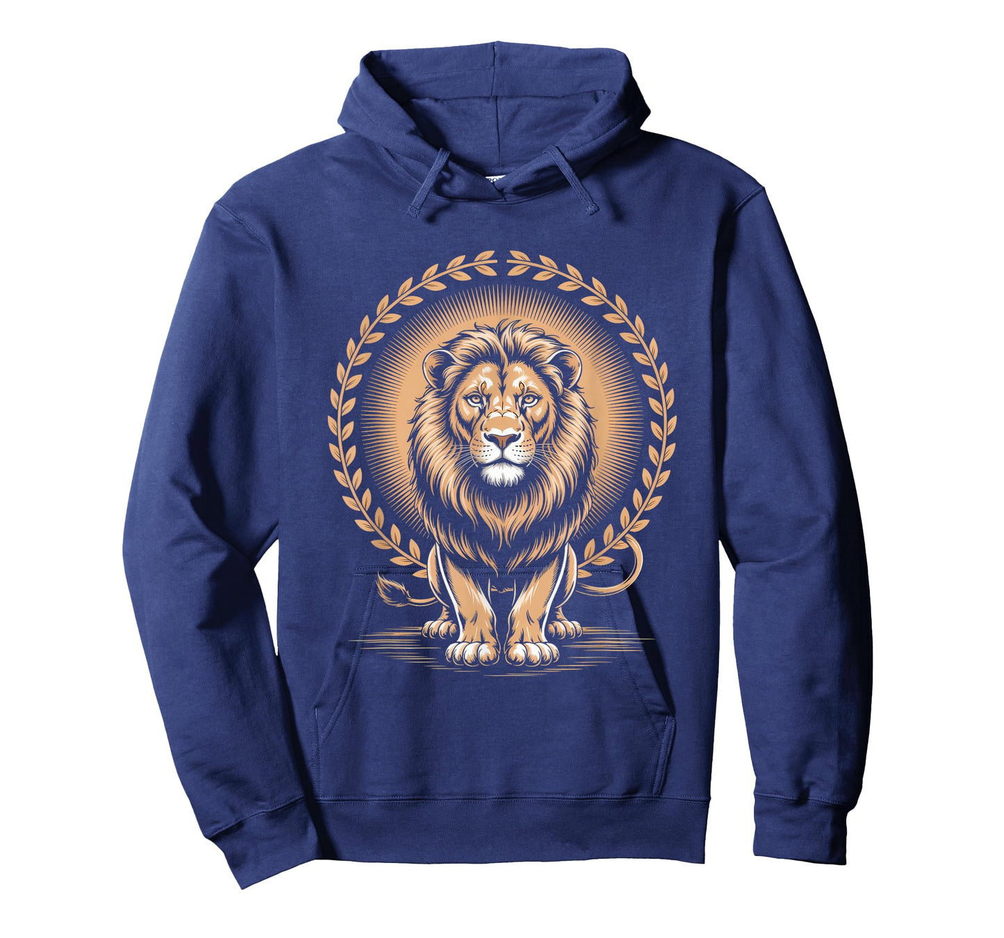 Majestic Lion with Laurel Wreath Regal Strength T-Shirt