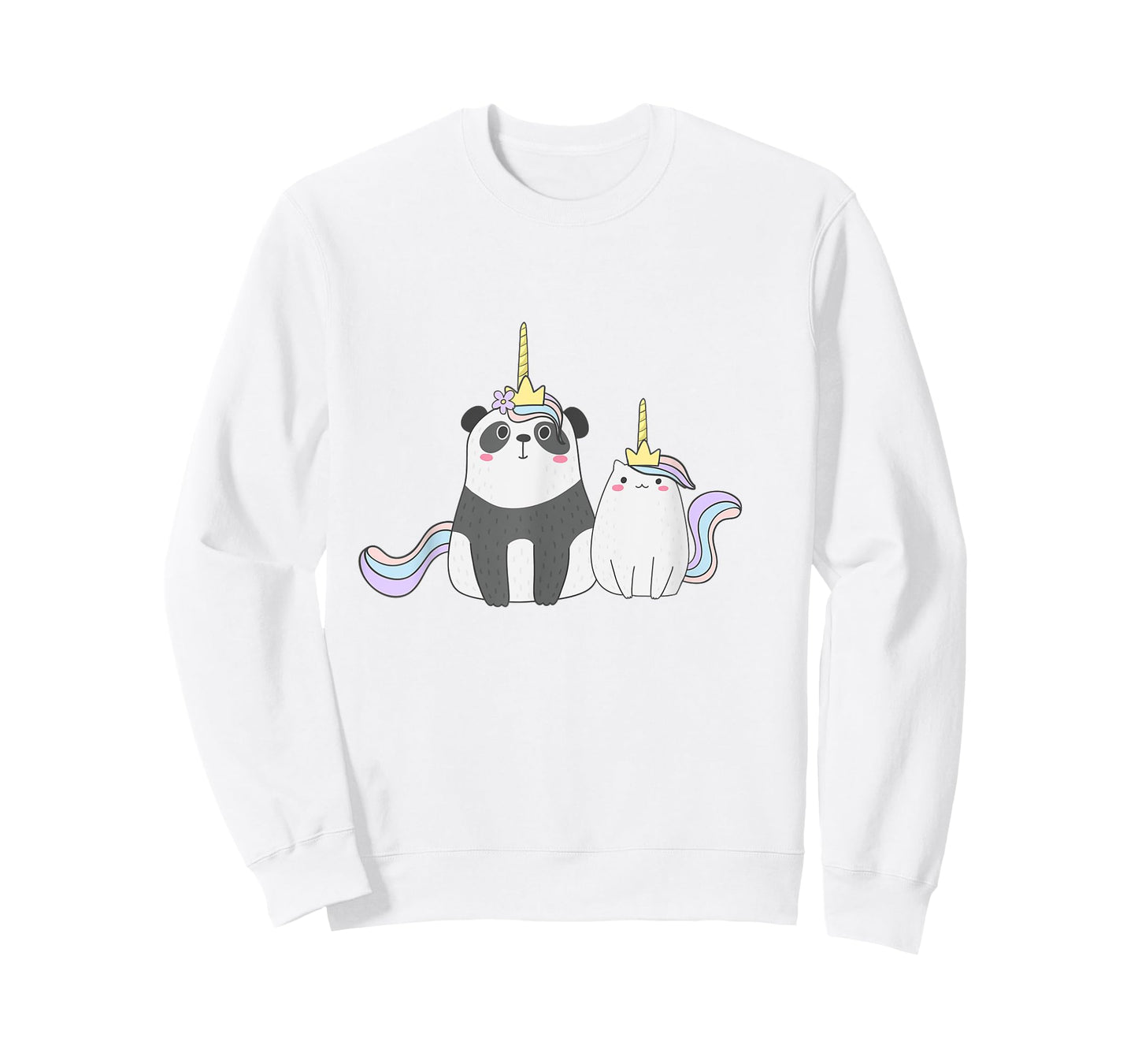 Cute Pandacorn and Caticorn Magical Creature T-Shirt