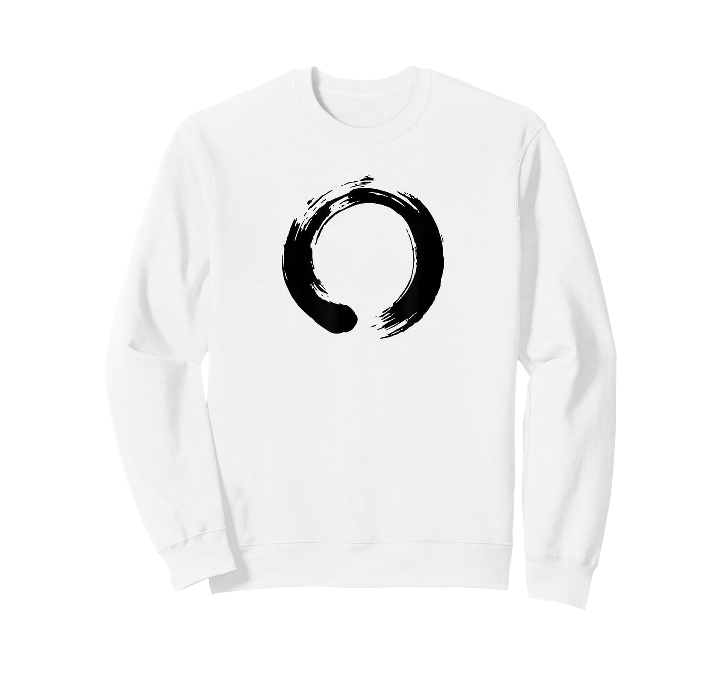 Black Enso Zen Circle Calligraphy Shirt T-Shirt